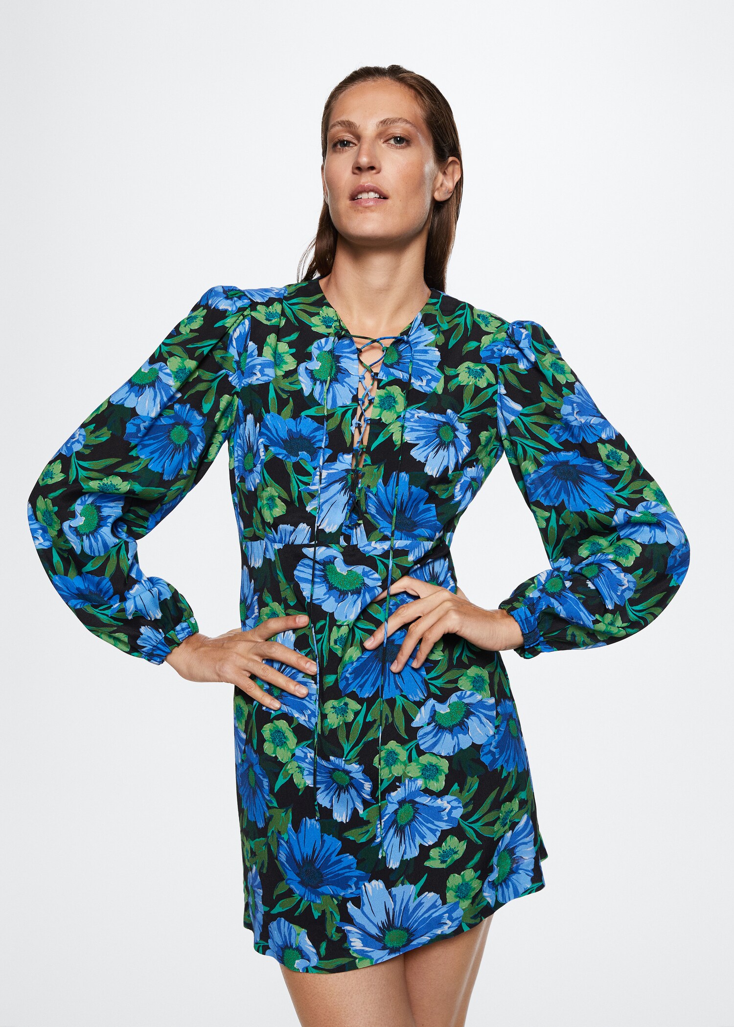 Floral print dress - Medium plane