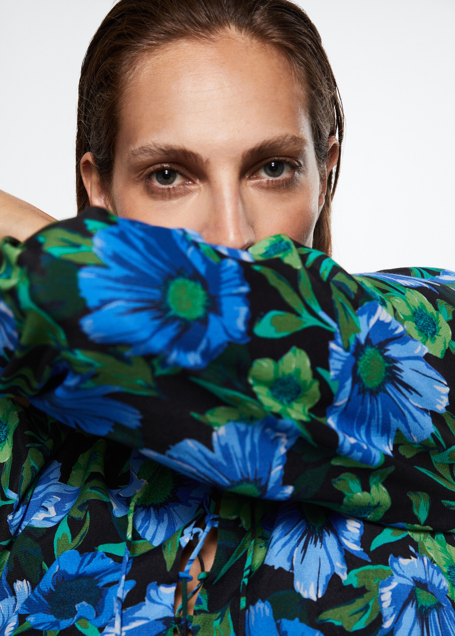 Floral print dress - Details of the article 4