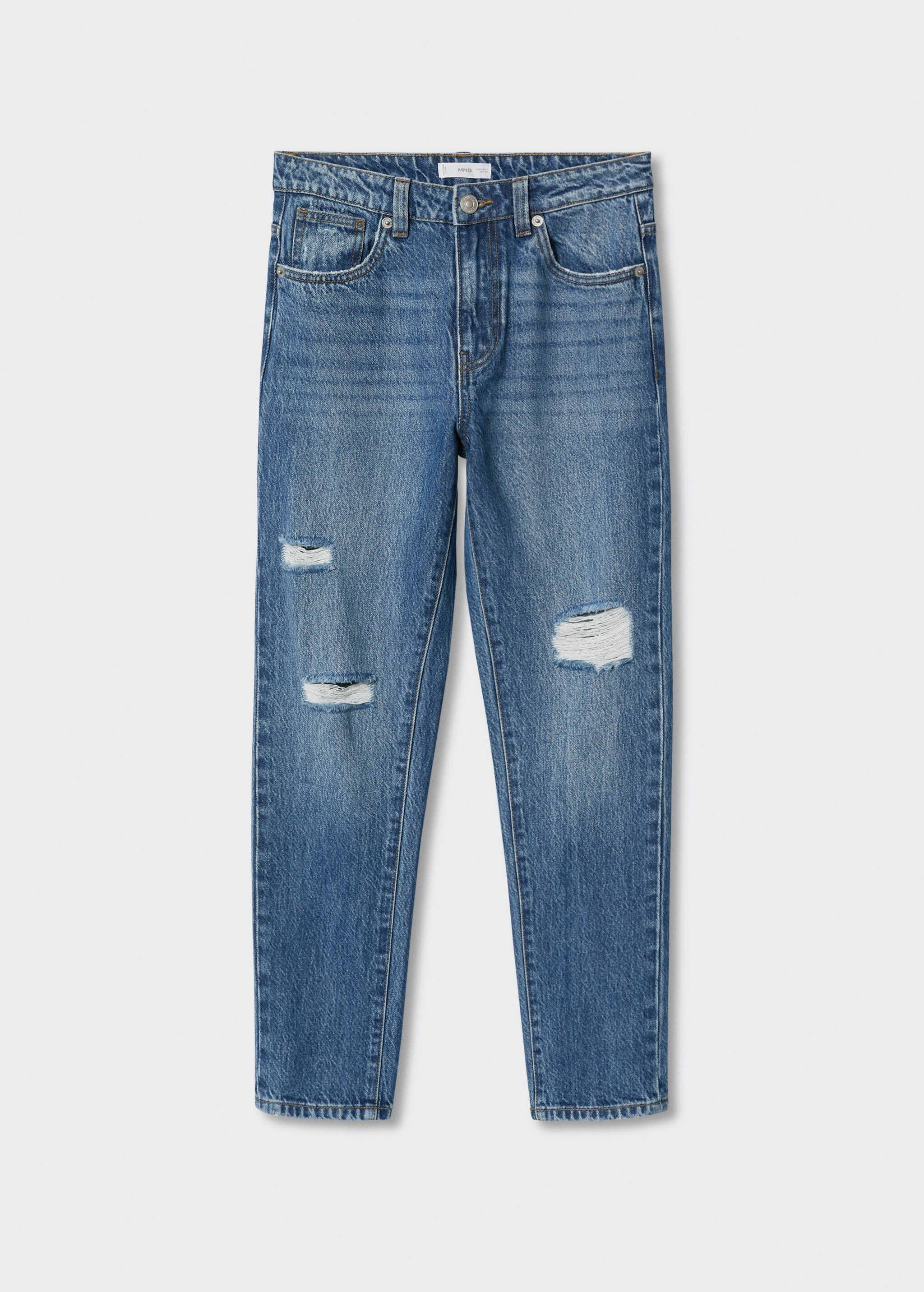 Jeans regular rotos decorativos - Artículo sin modelo