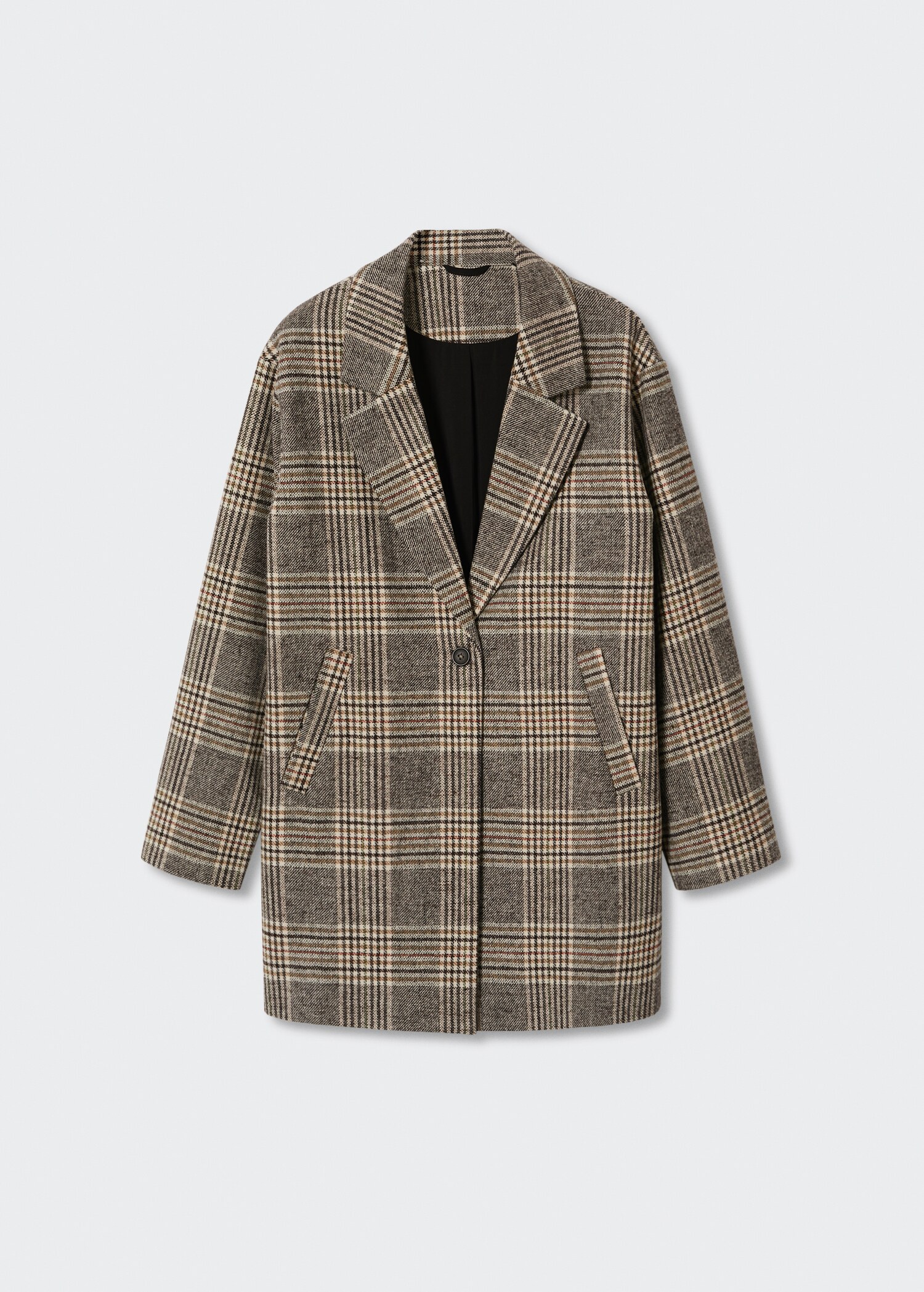 Lapelled straight-cut coat - Article without model