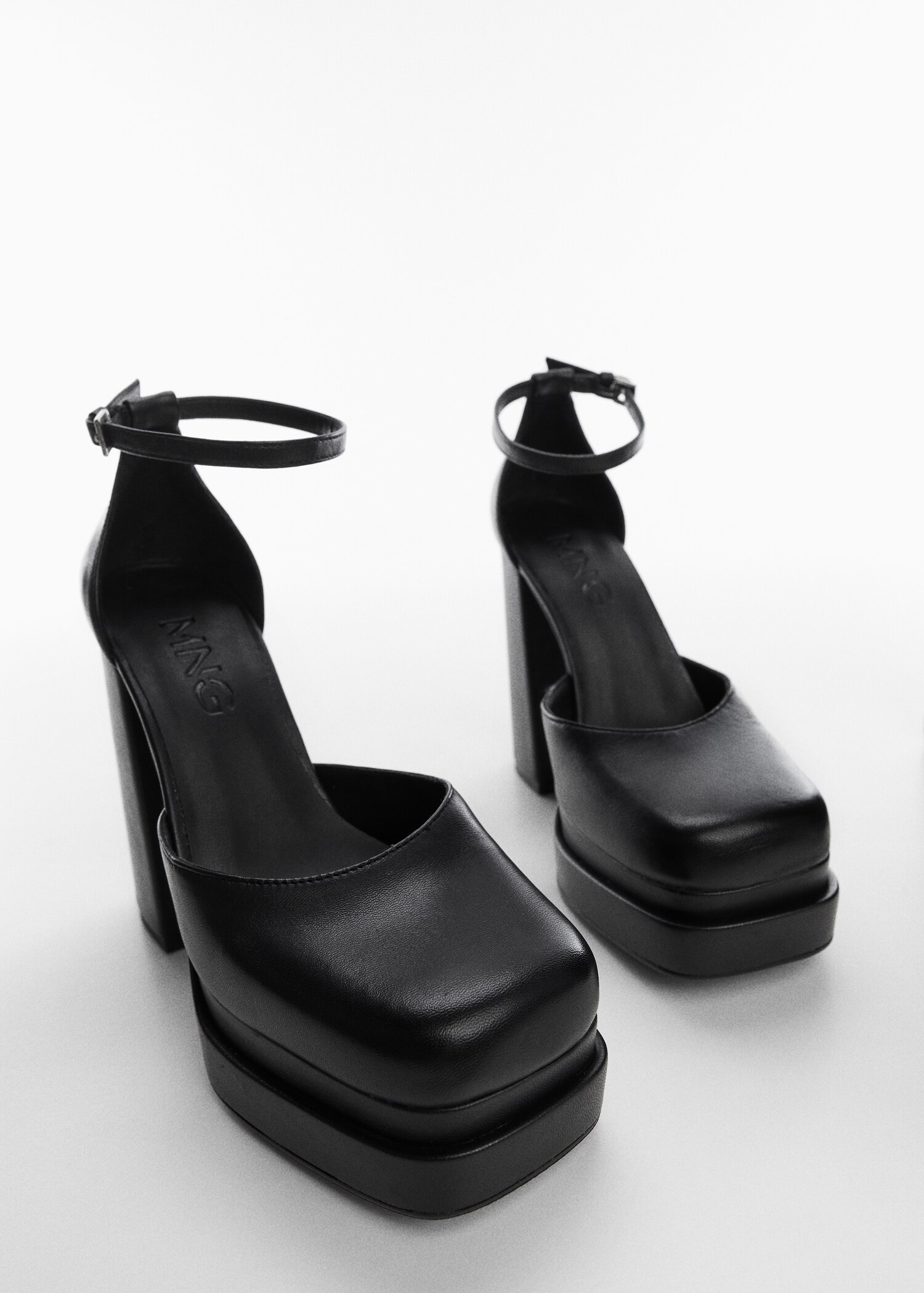 Zapato piel plataforma - Plano medio