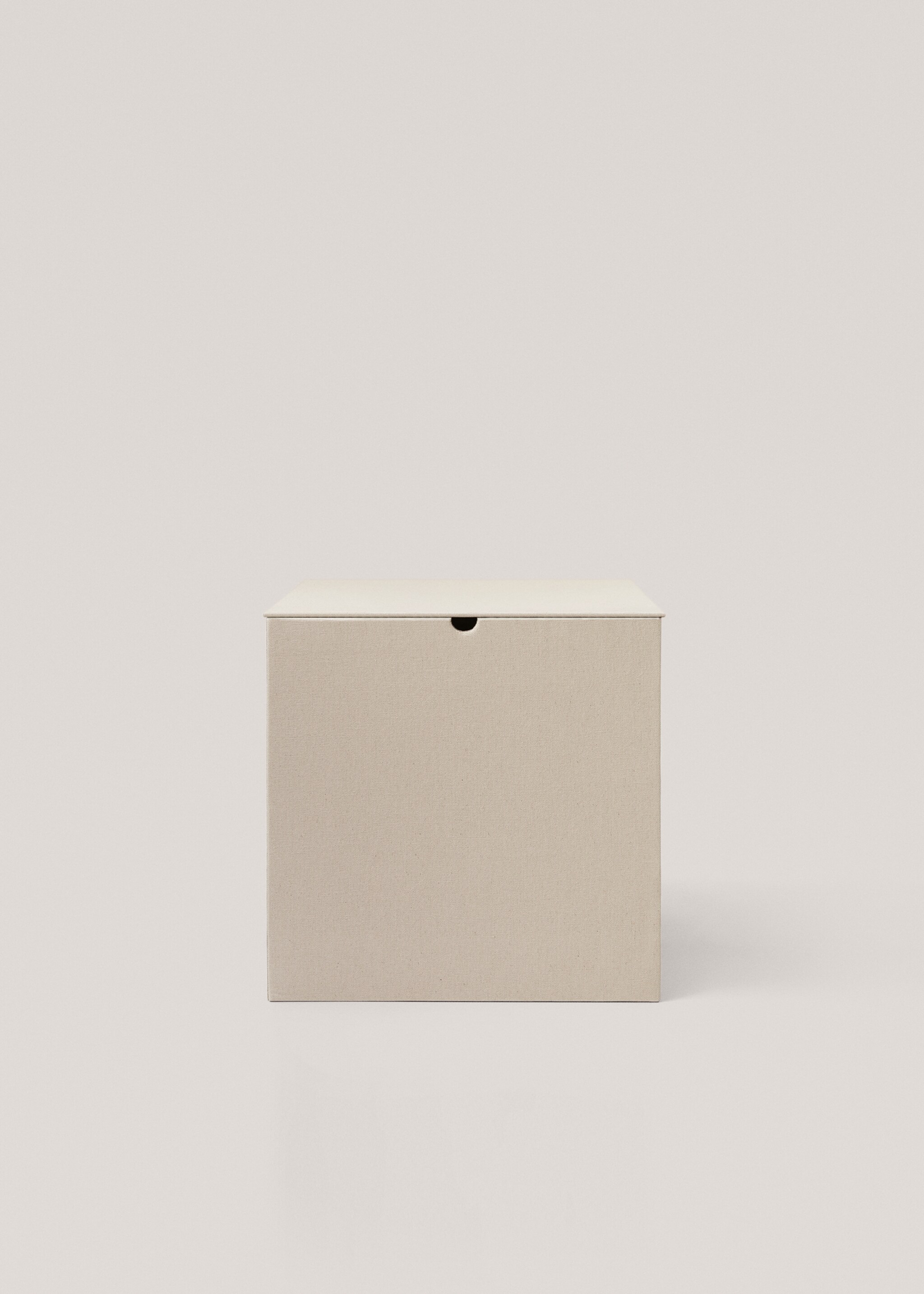 Fabric box 20x20x20cm - Article without model, Beige. Ref: 37026711-00.
