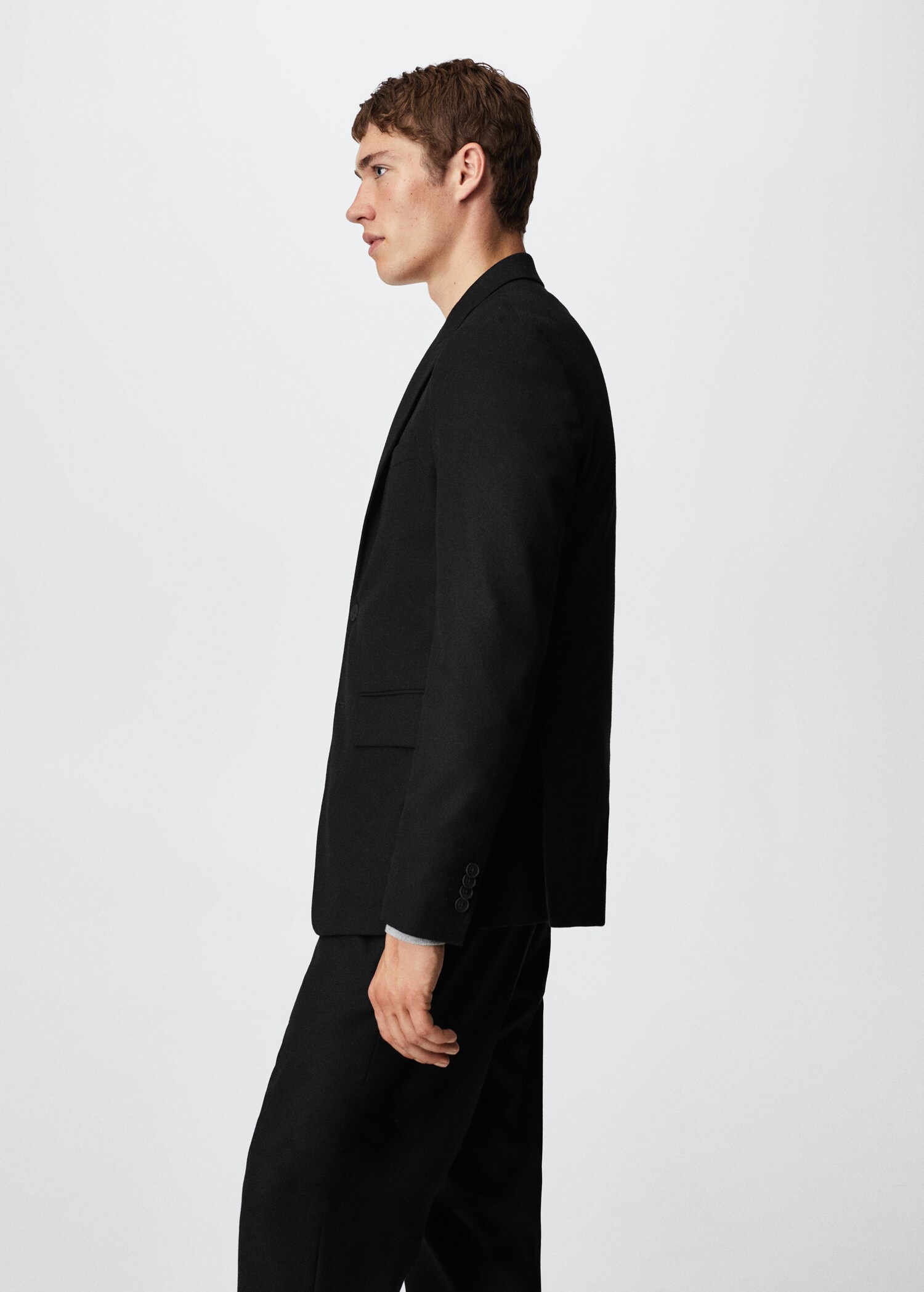 Slim-fit suit jacket - Details of the article 2