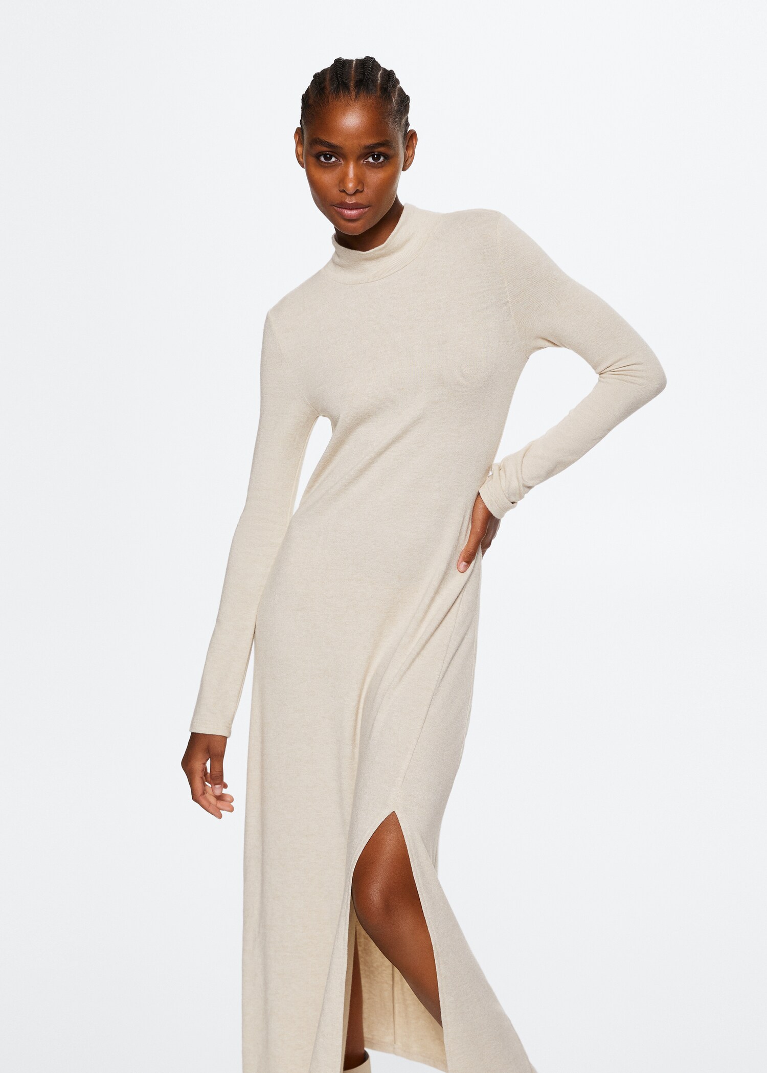 Vestido midi punto - Plano medio