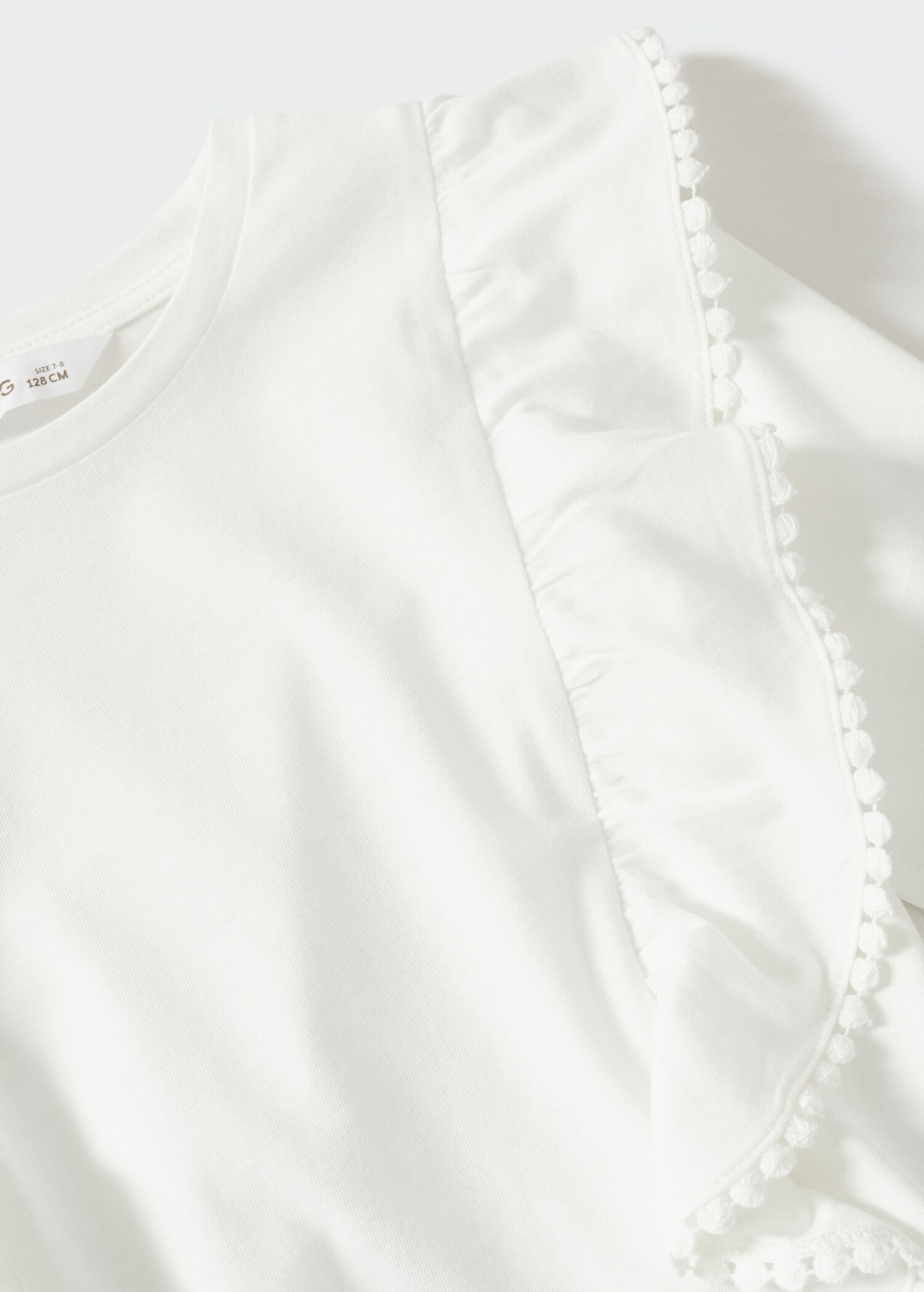 Frills cotton t-shirt - Details of the article 8