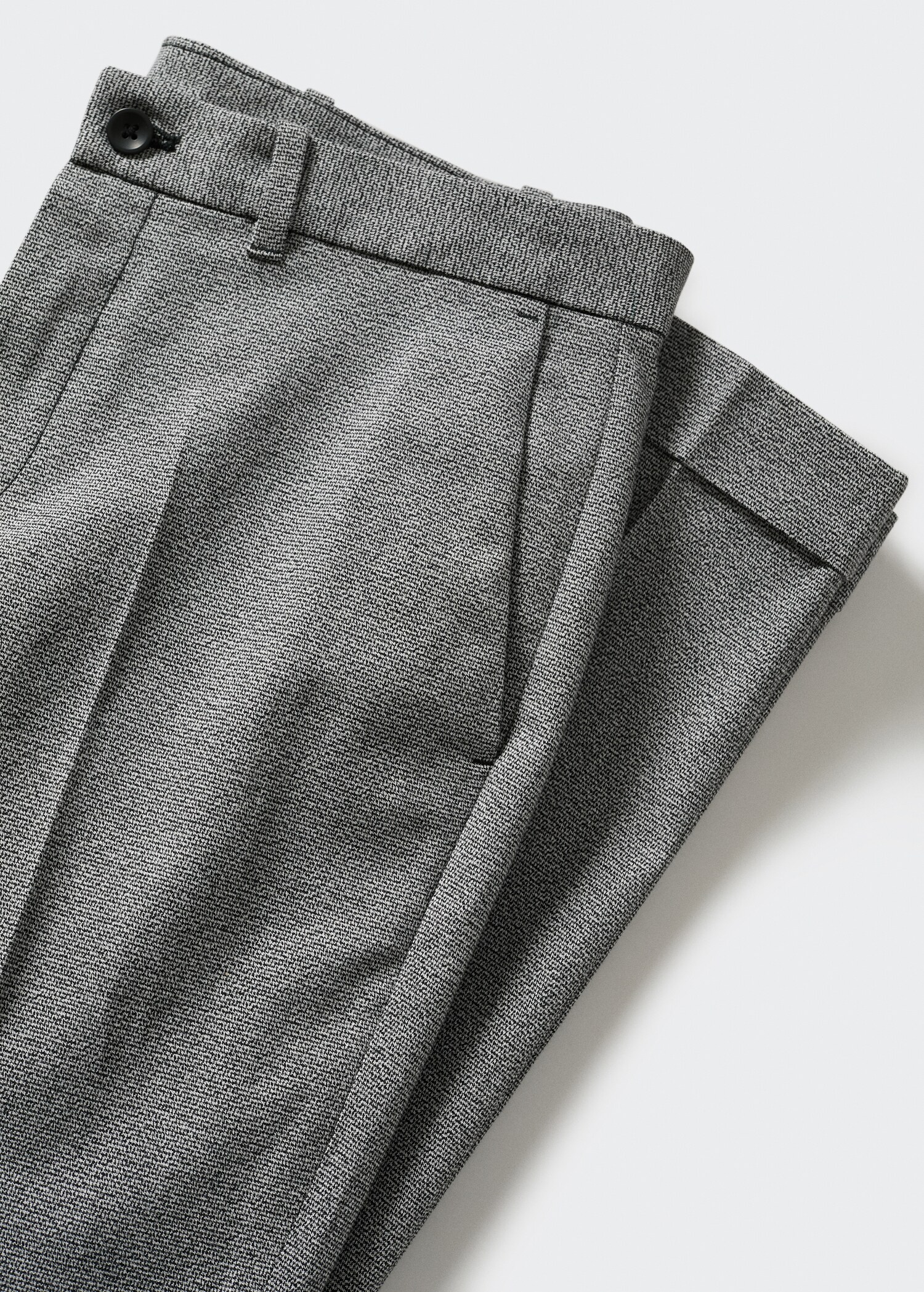 Kalhoty regular fit s výraznou strukturou - Detail zboží 8