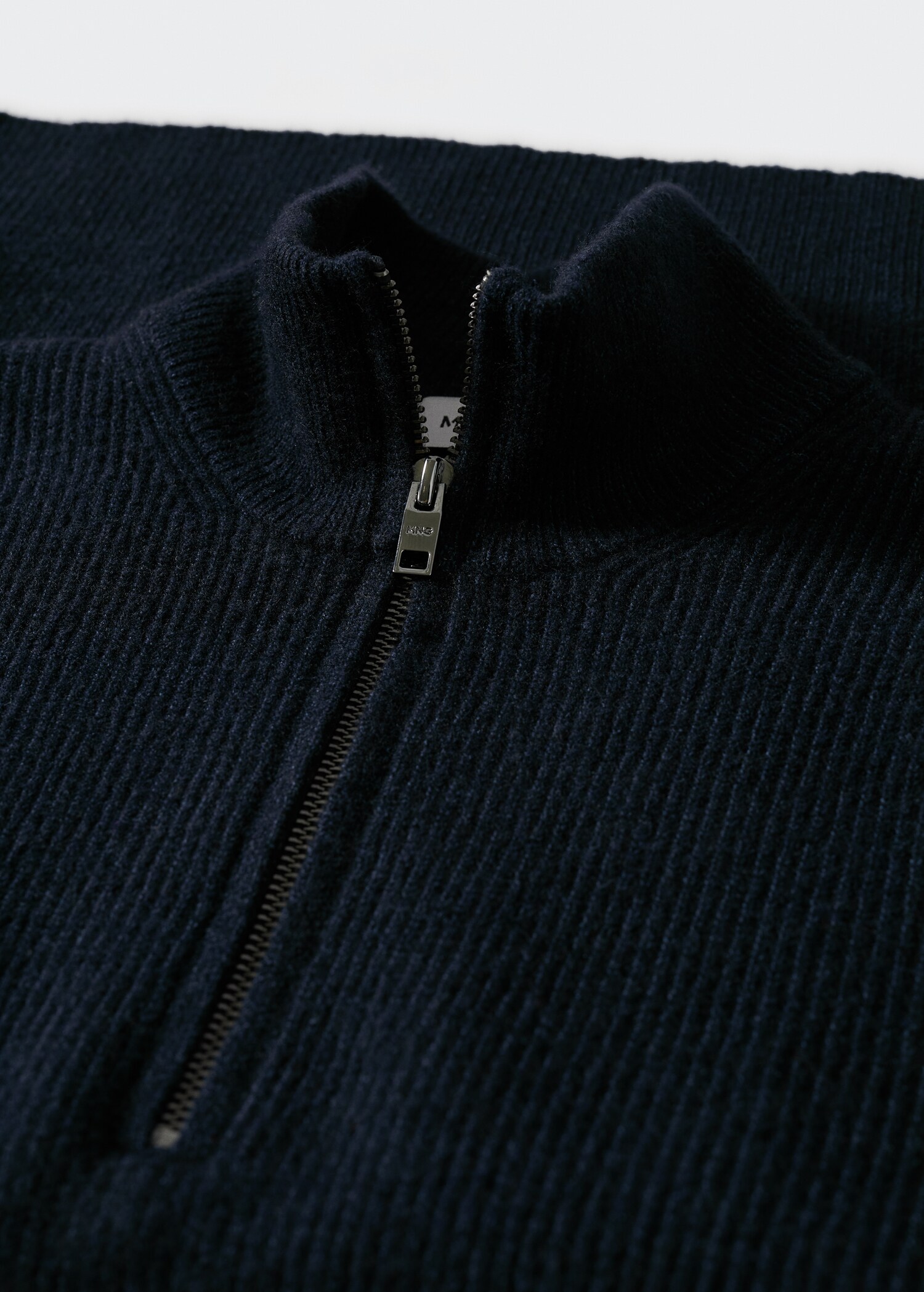 Zipped high collar sweater - Details of the article 8