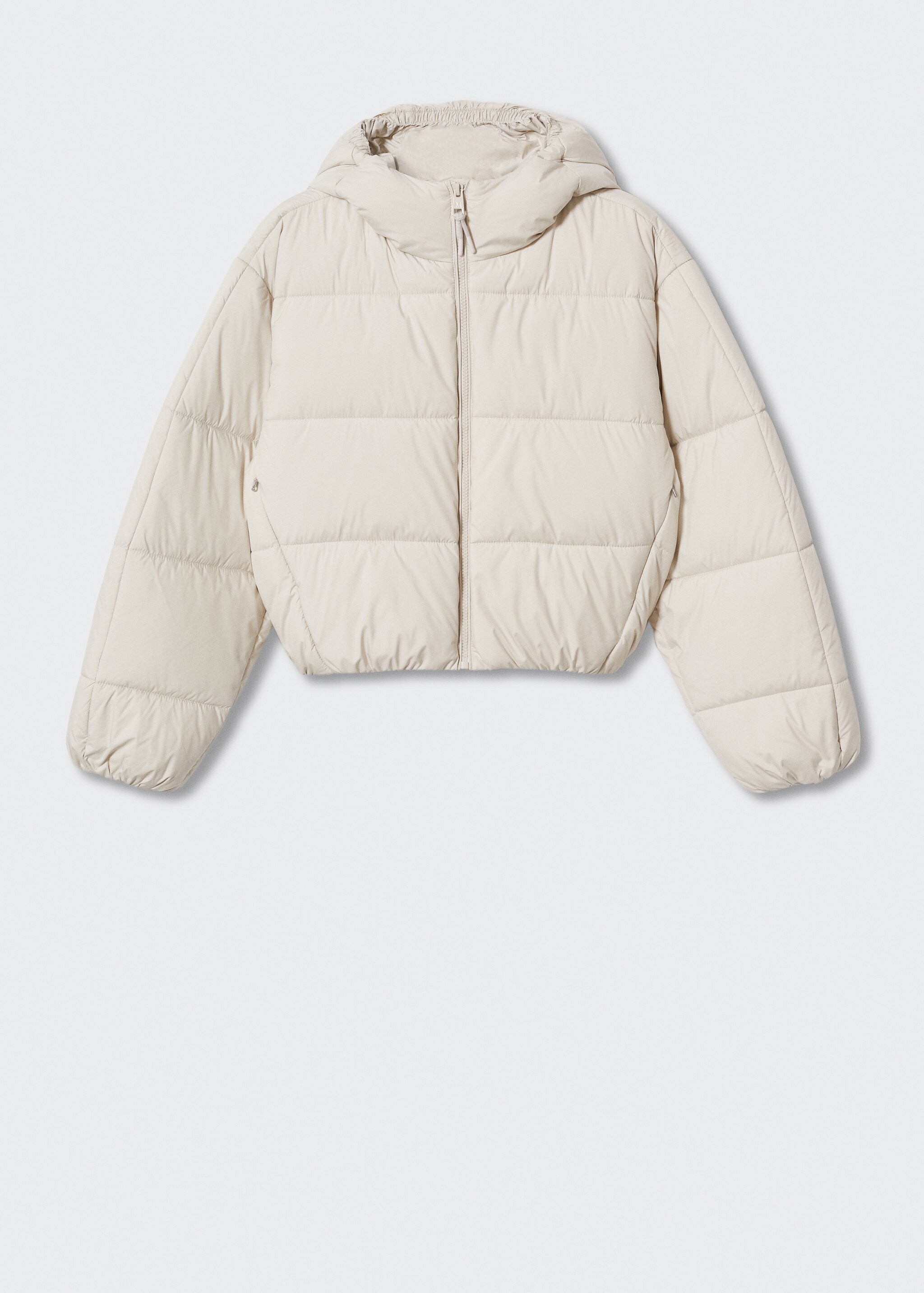 Hood quilted coat - Article without model