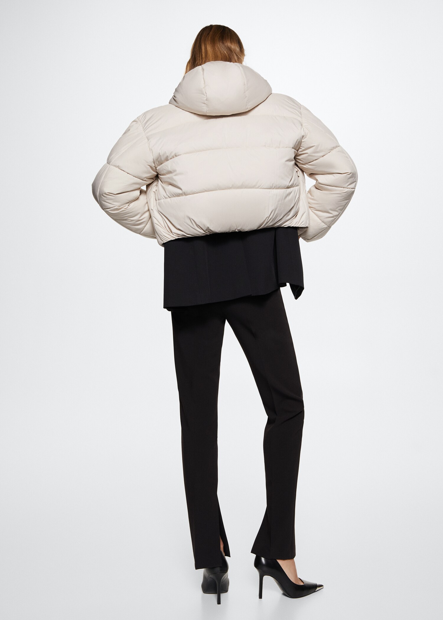 Anorak matelassé capuche - Verso de l’article