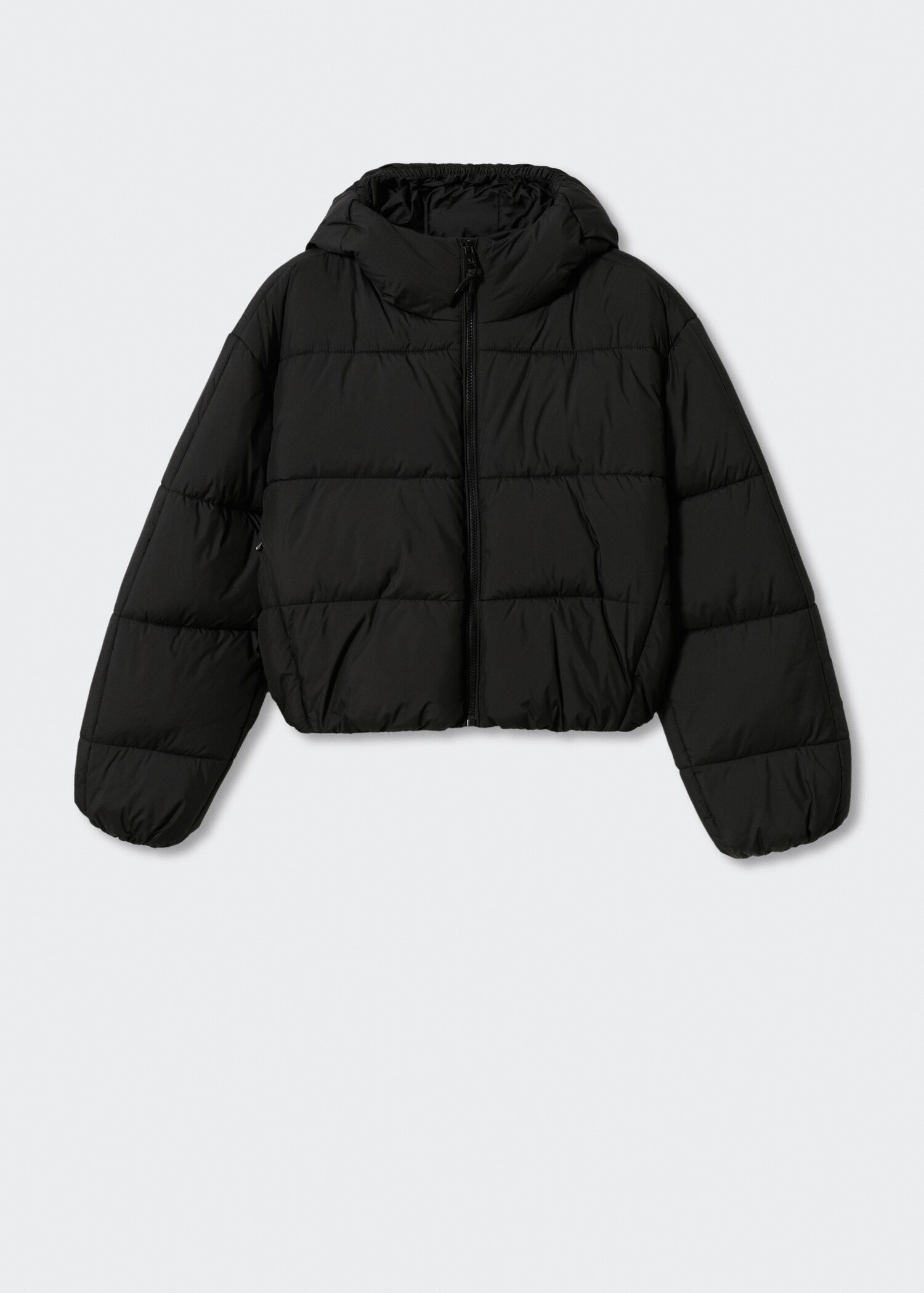 Hood quilted coat - Article without model