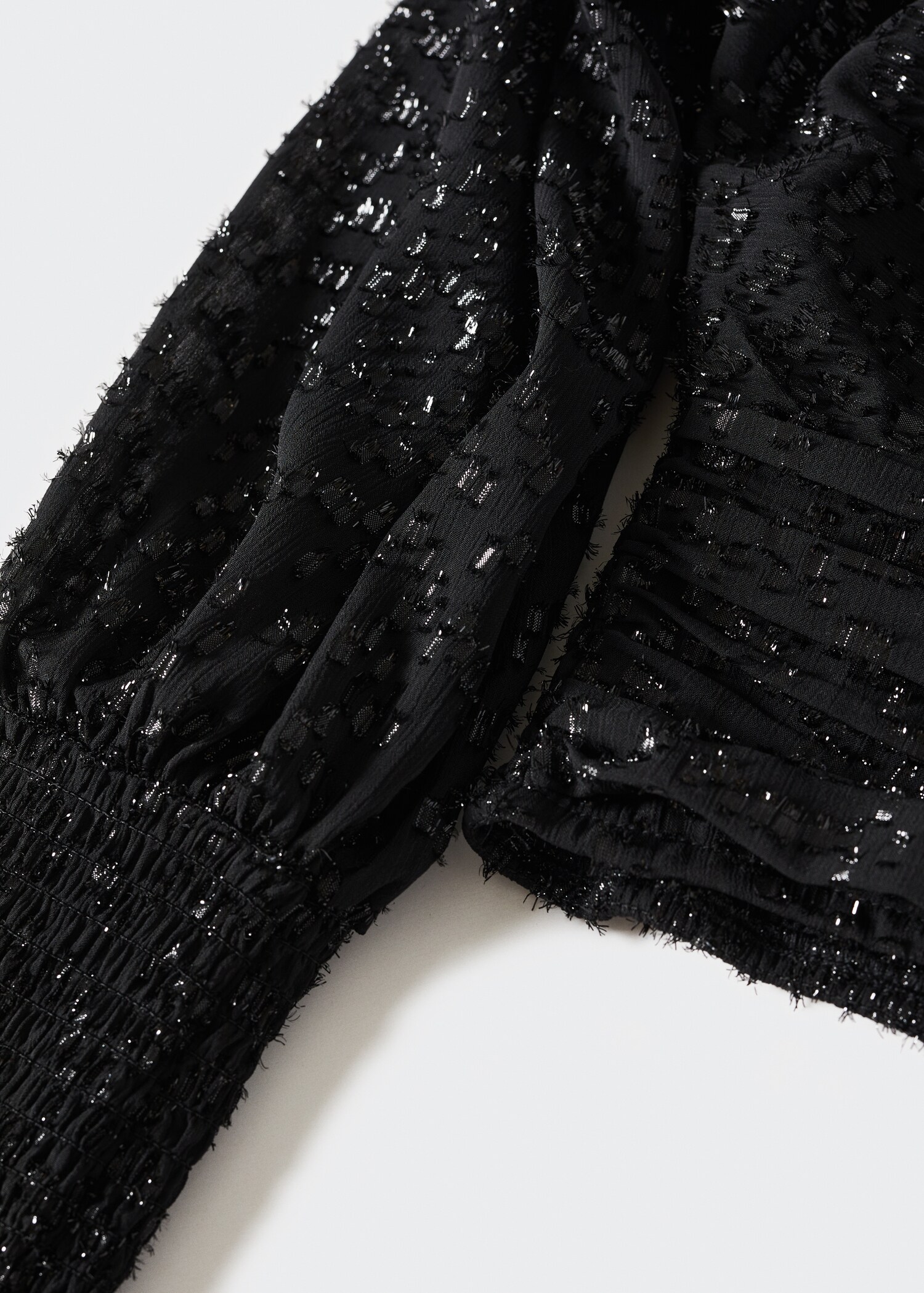 Asymmetrical shiny blouse - Details of the article 8