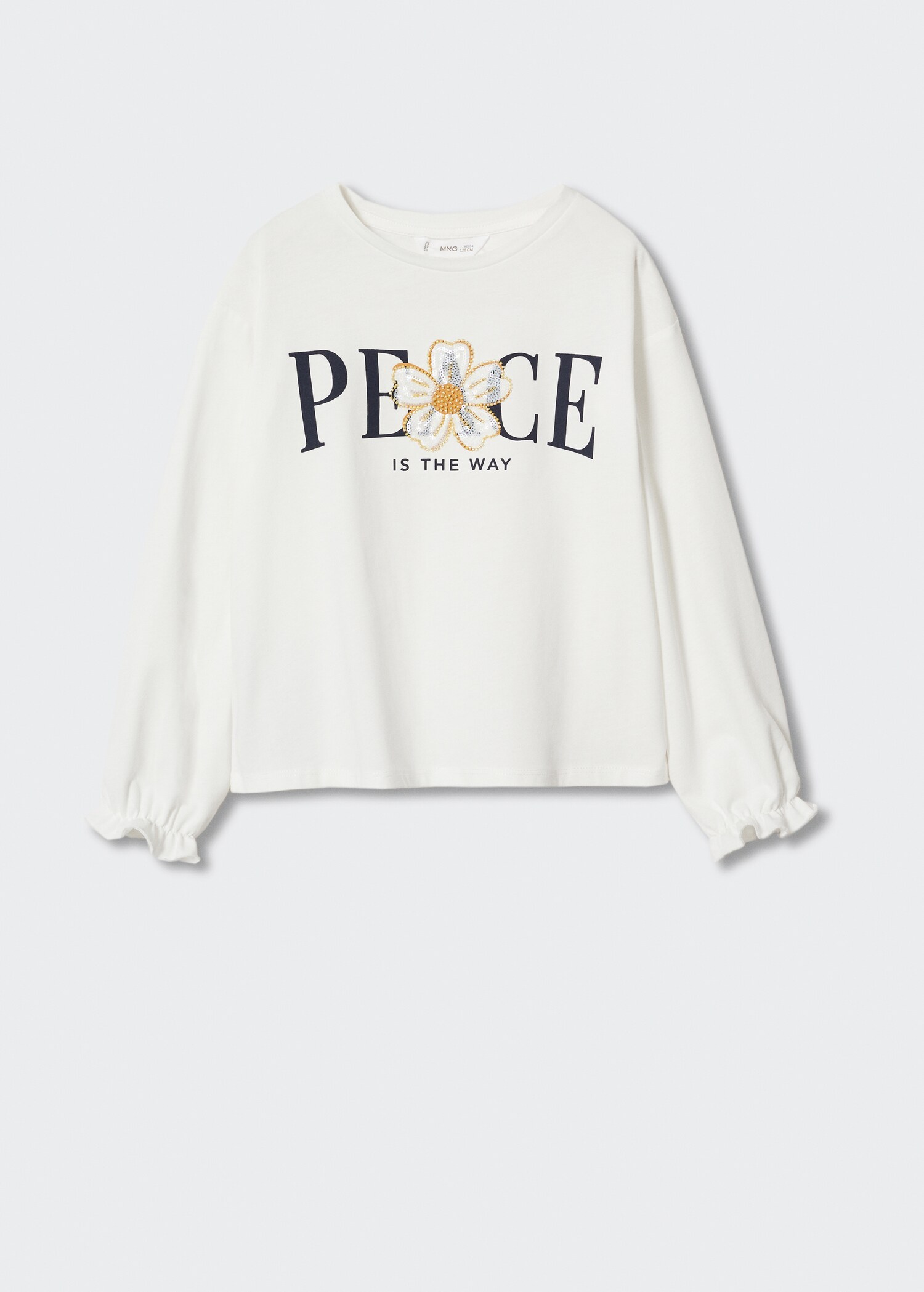 T-shirt imprimé perlé - Article sans modèle