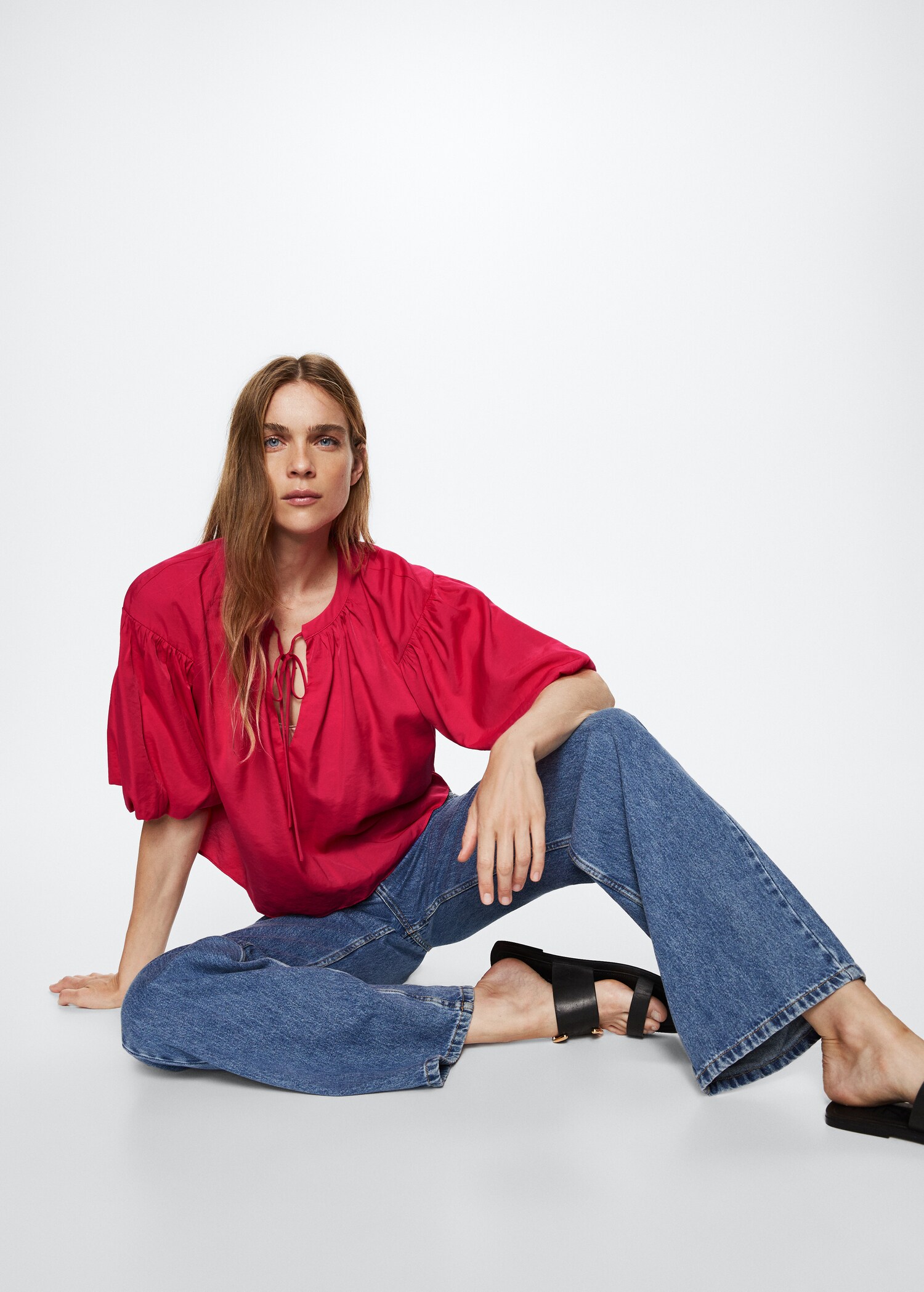 Lace flowy blouse - Details of the article 2
