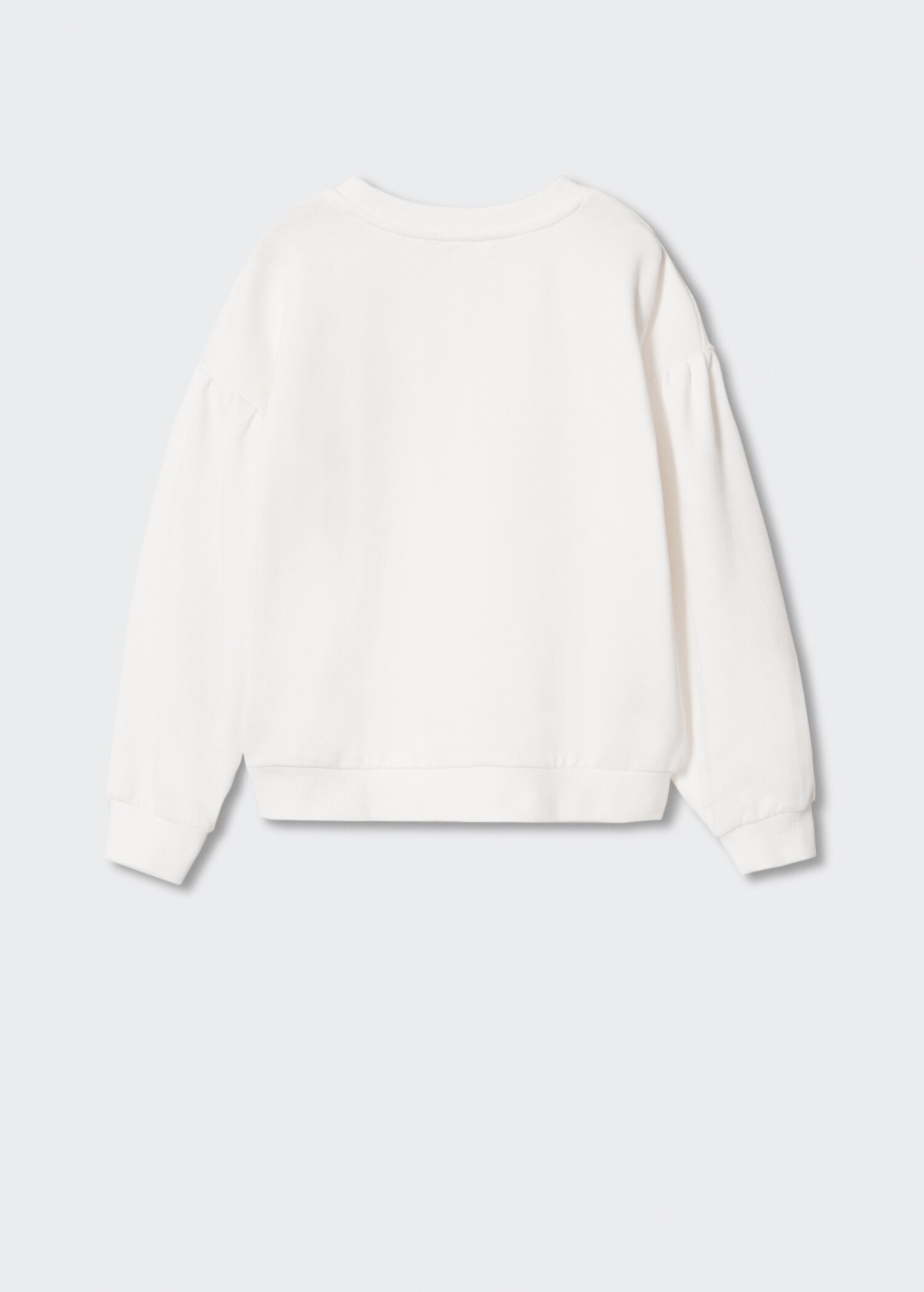 Printed cotton sweatshirt - Reverse of the article