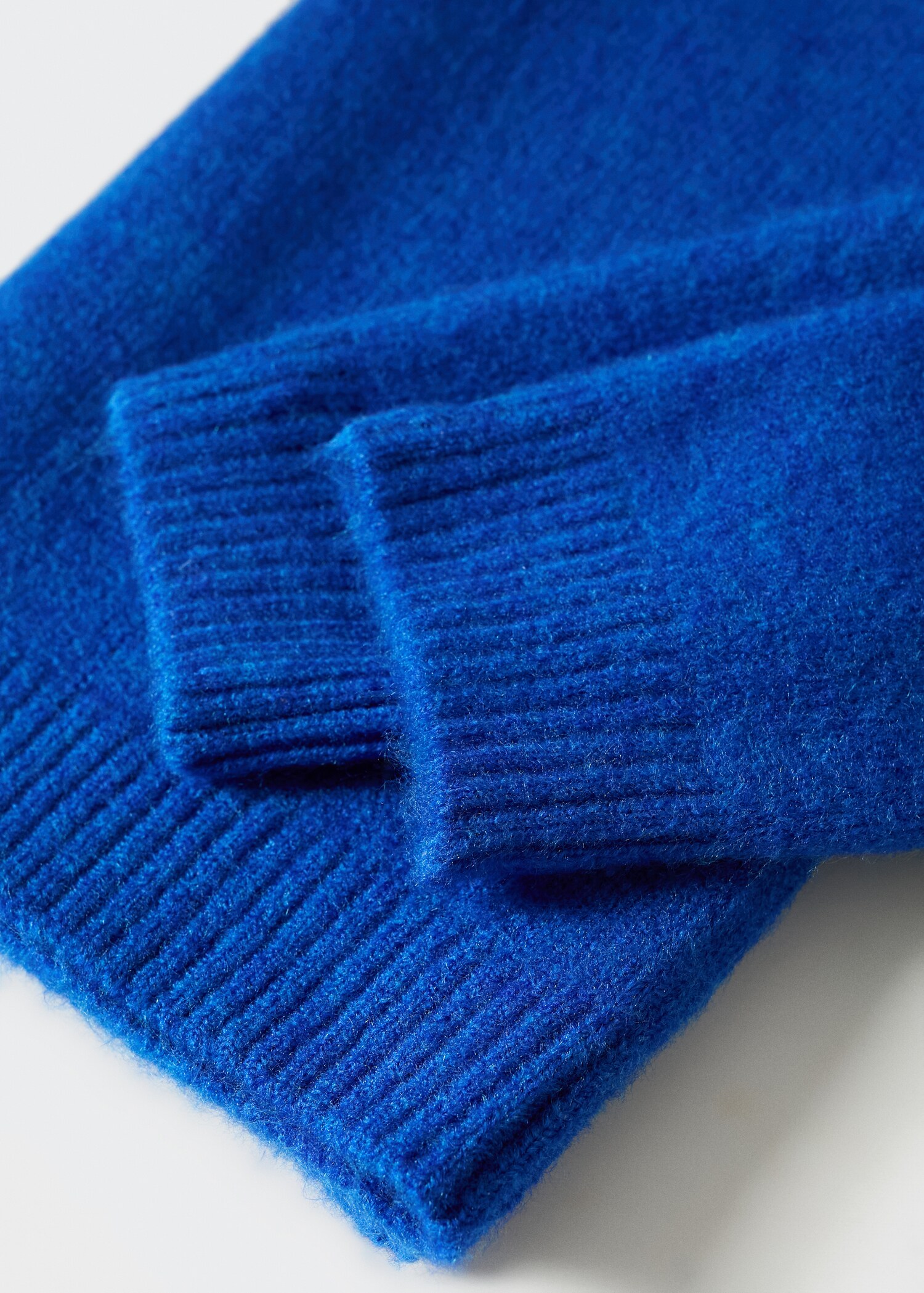 Cotton-linen round-neck knitted sweater - Details of the article 8