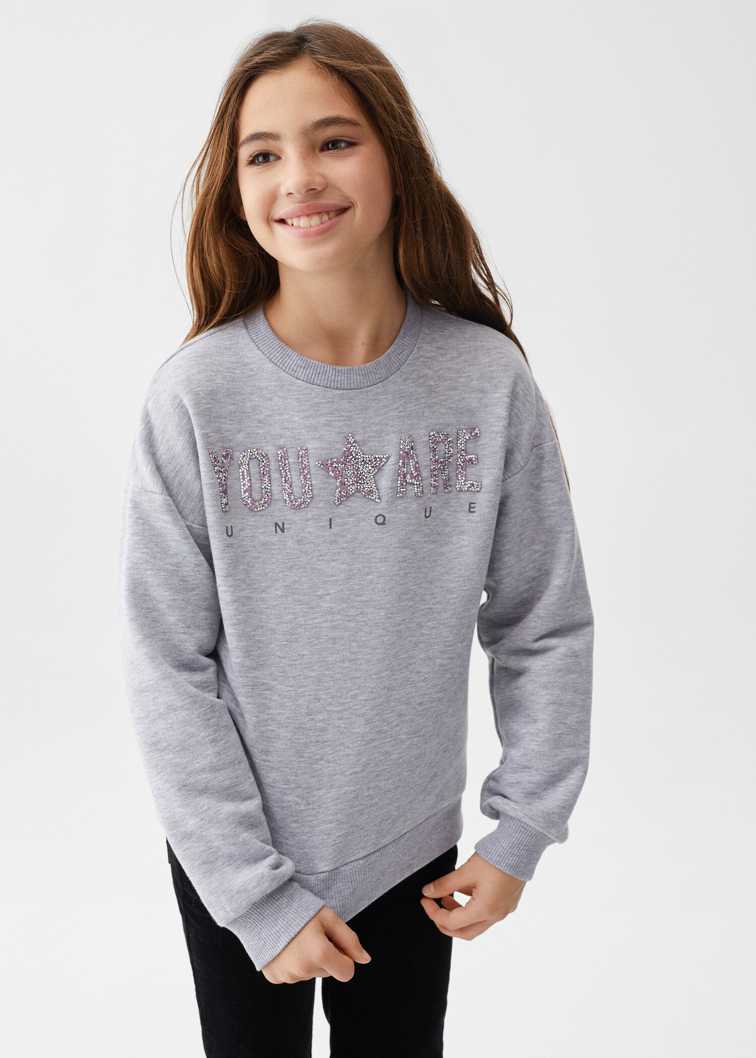 Glitter stars sweatshirt - Medium plane