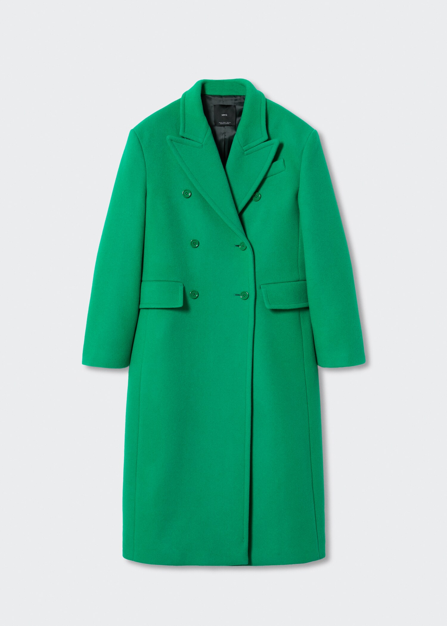 Lapels wool coat - Article without model