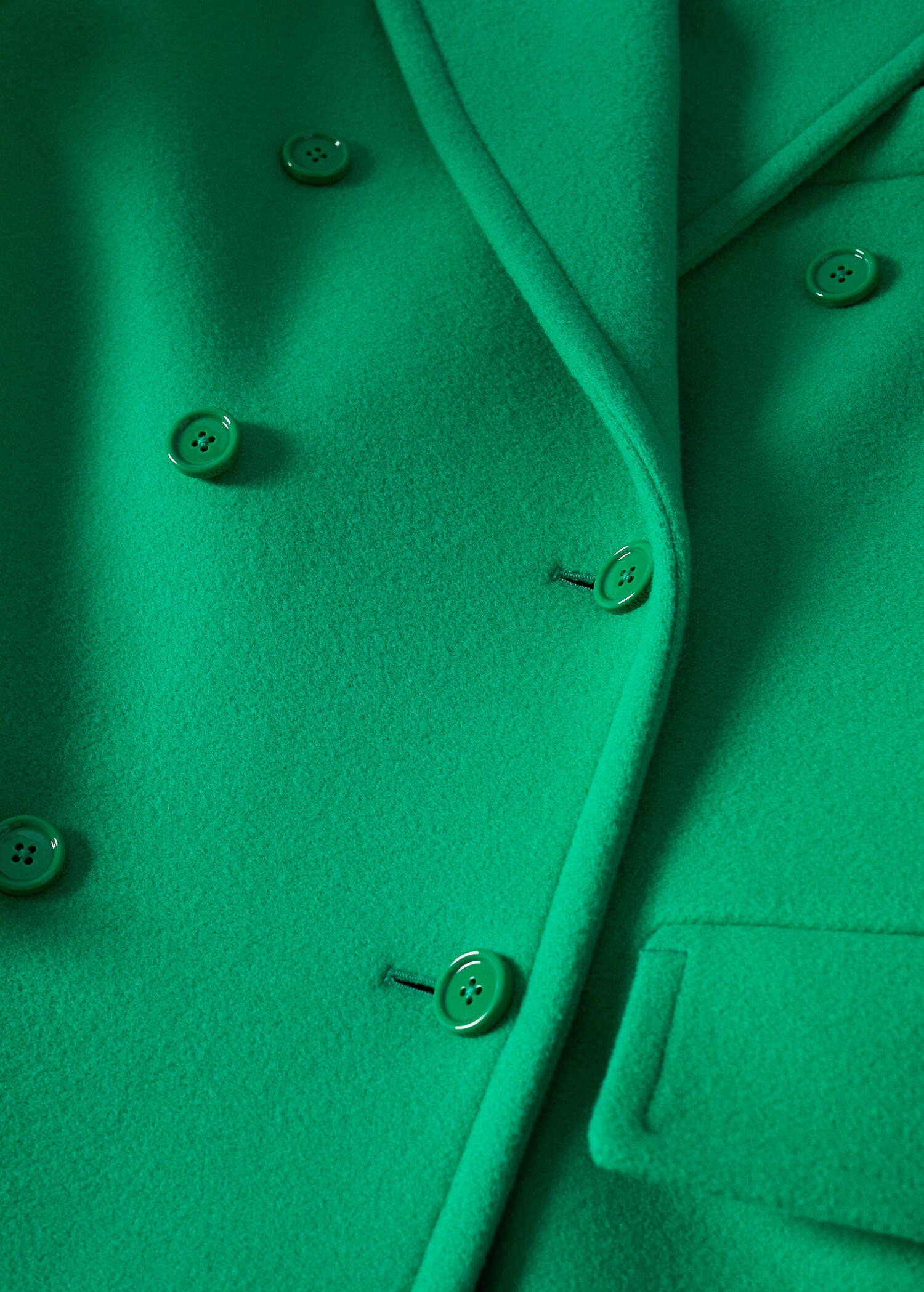 Lapels wool coat - Details of the article 8