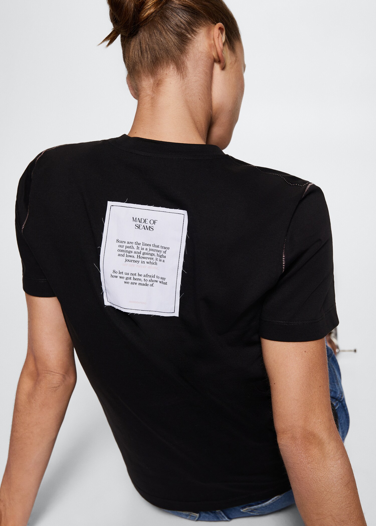Solidarisk t-shirt budskap lapp - Detaljer om artikeln 2