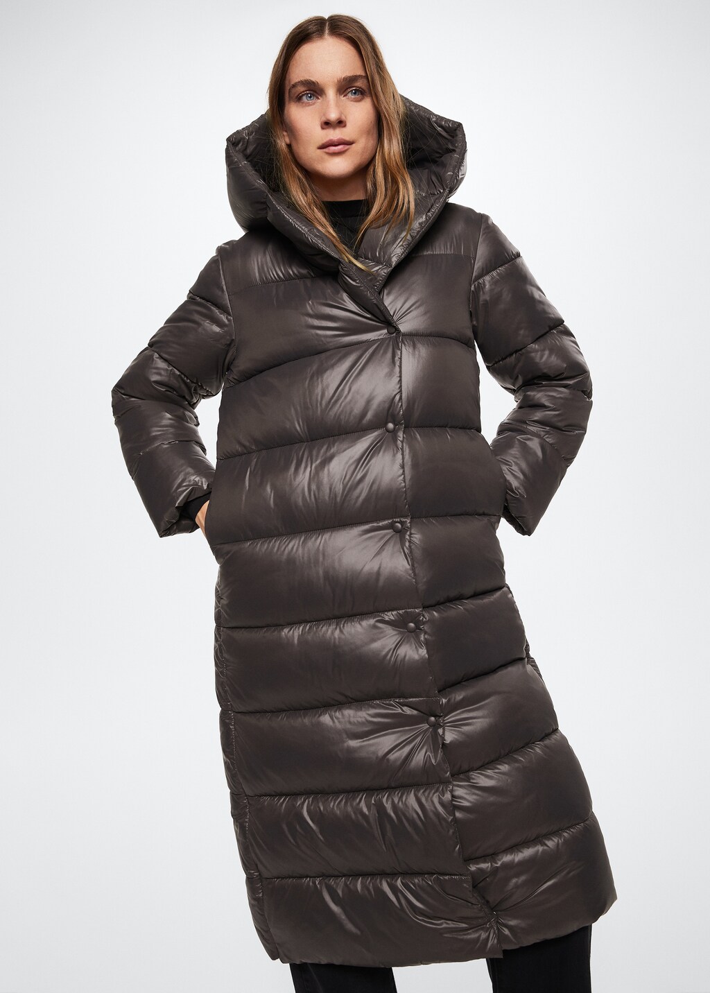 Quilted cross jacket