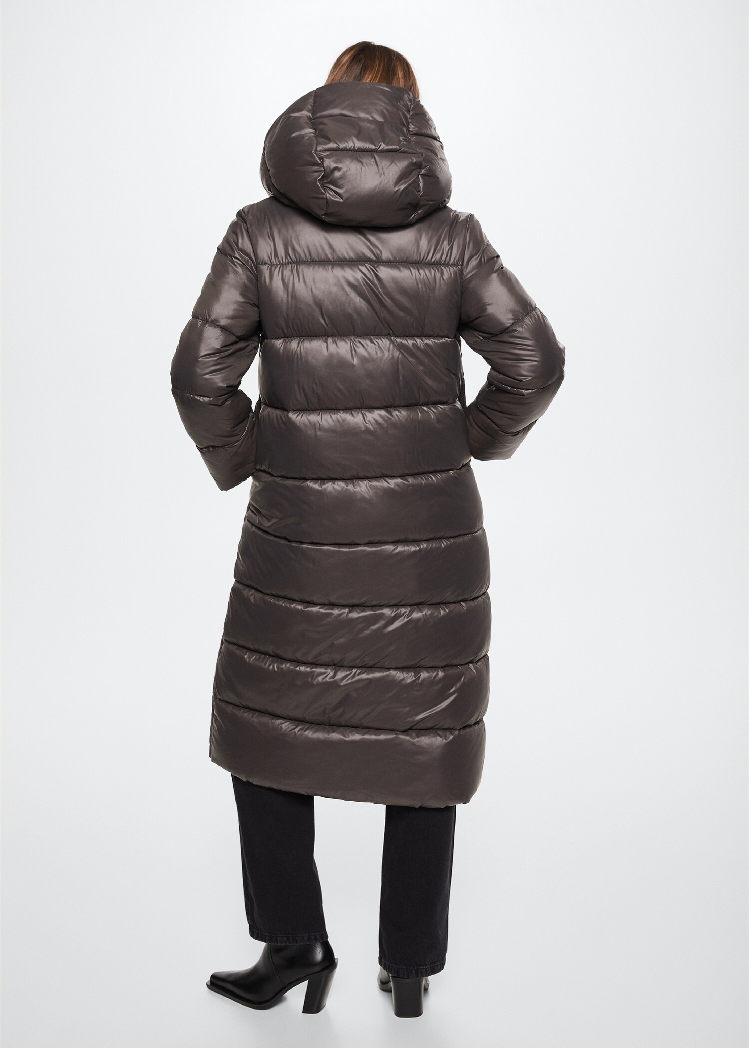 Anorak acolchado cruzado - Reverso del artículo