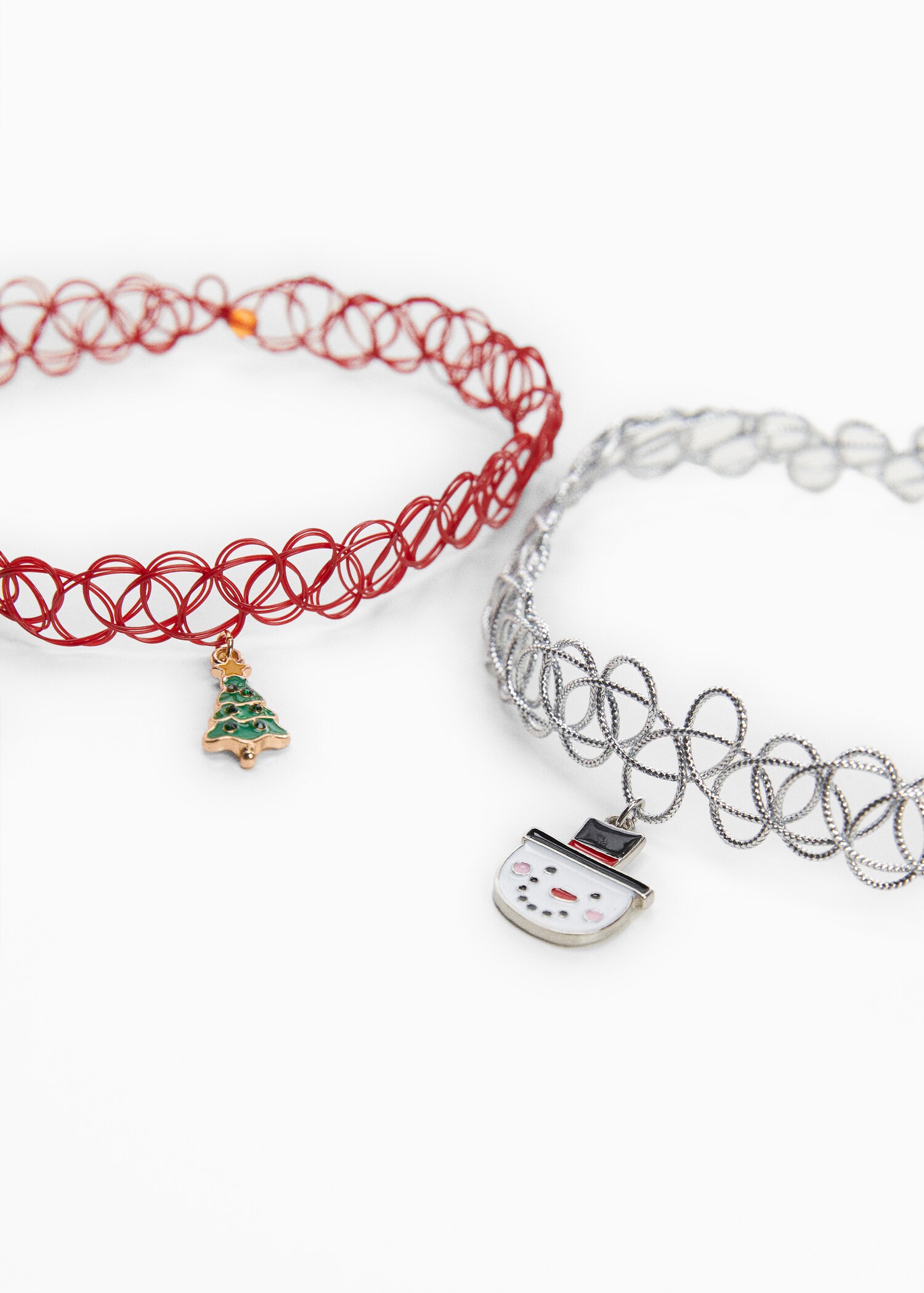 2-pak kerstchokers - Detail van het artikel 1