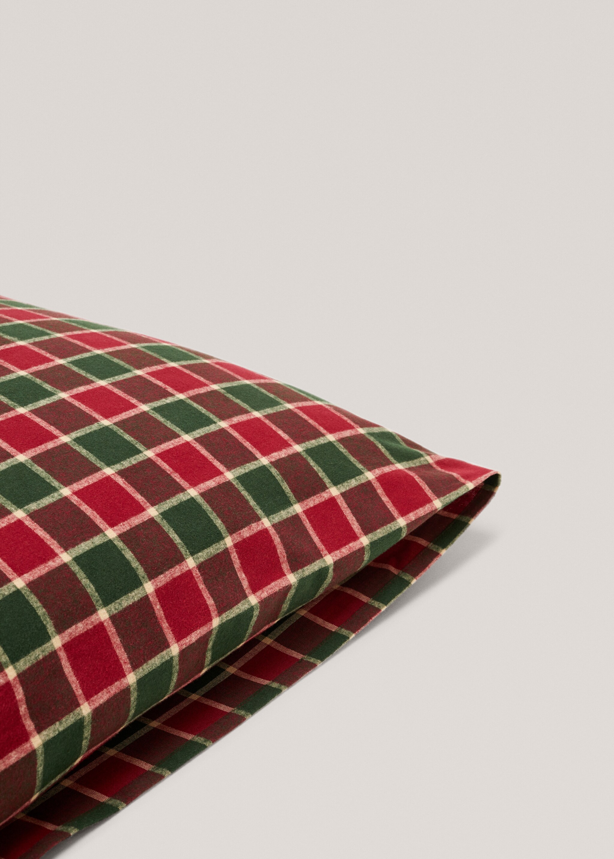 Flannel pillow case 50x75cm (Pack of two) - Details of the article 1