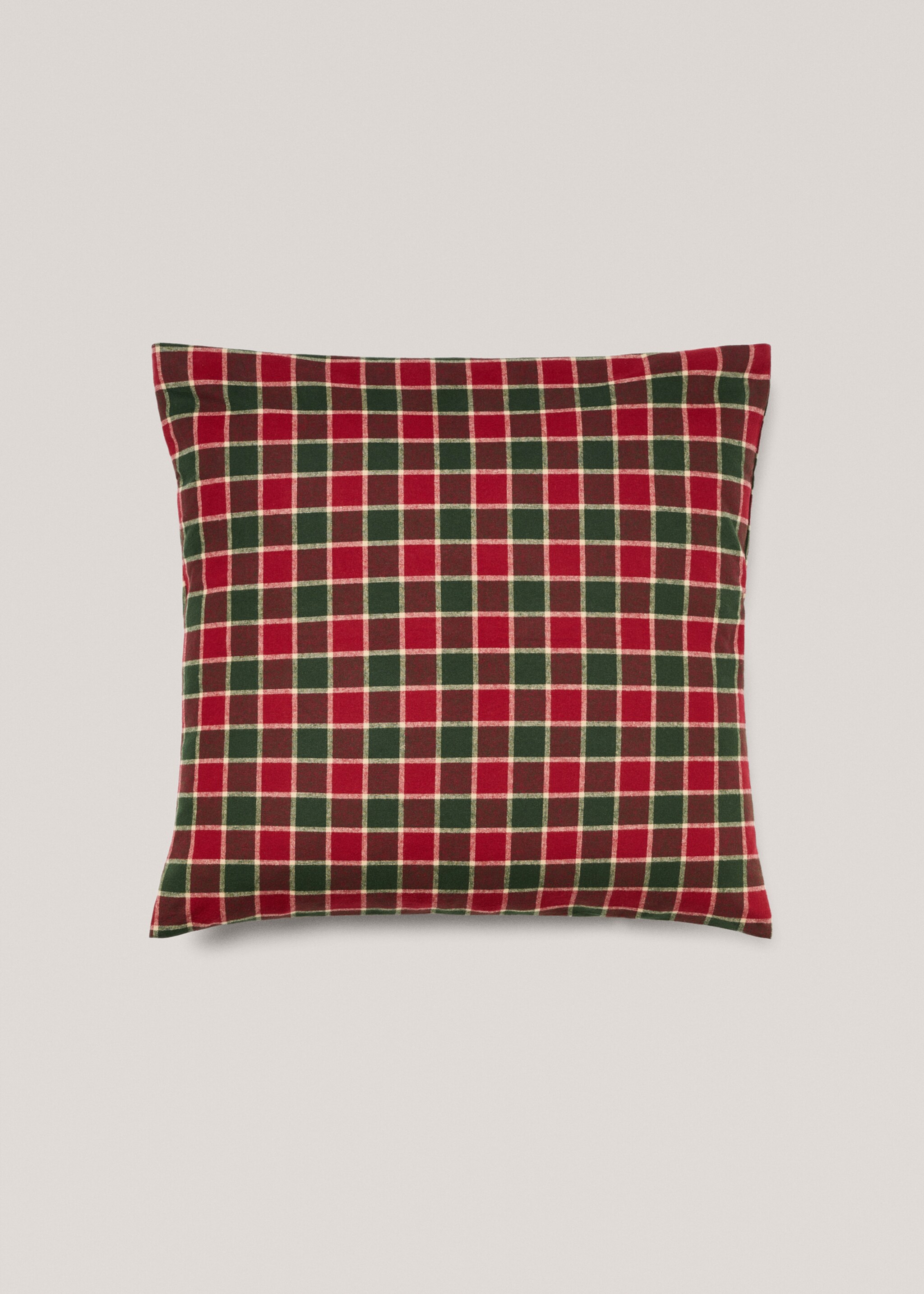 Taies d’oreiller flanelle 60x60 cm (Lot de deux) - Article sans modèle