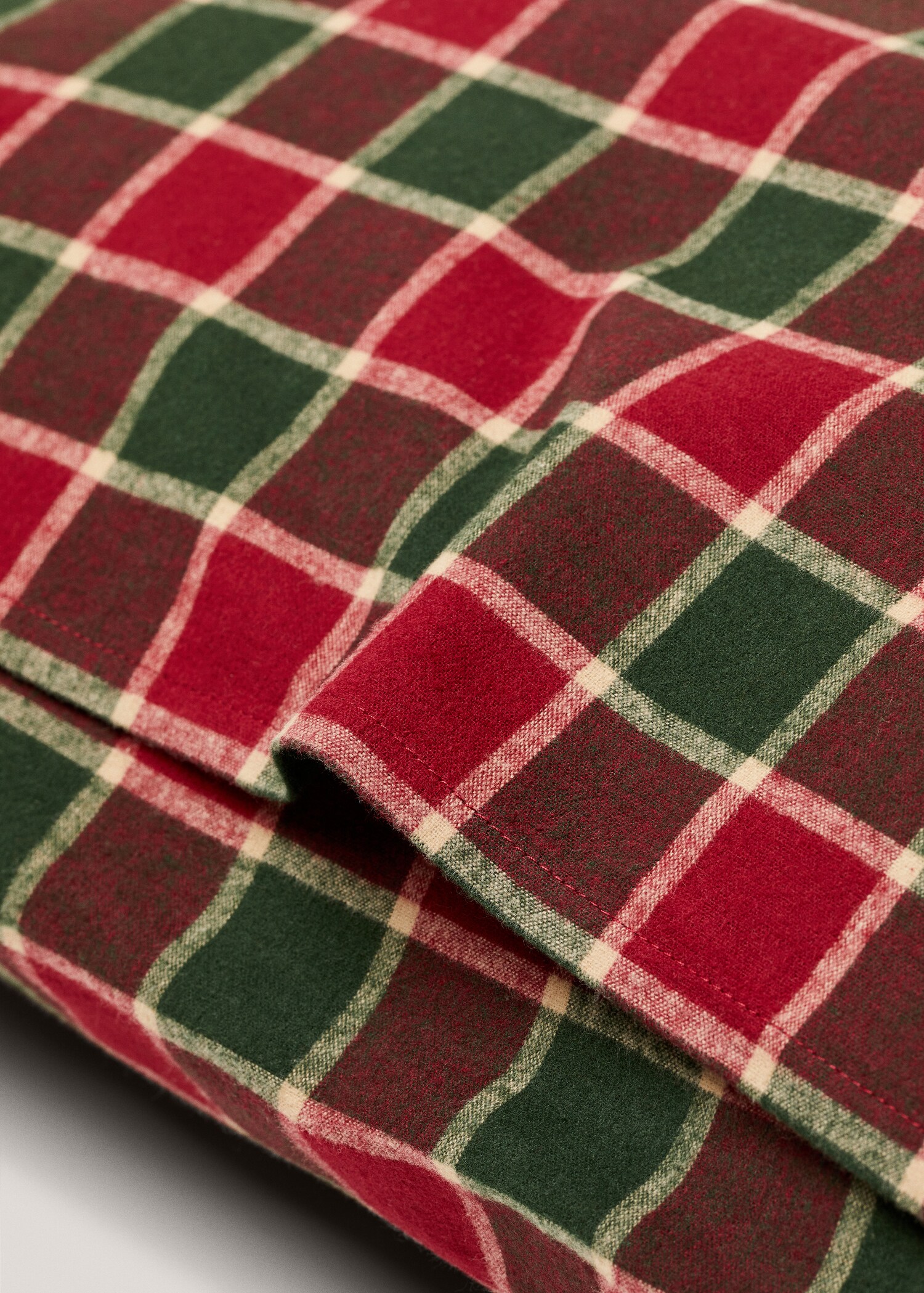 Flannel pillow case 60x60cm (Pack of 2)  - Details of the article 2