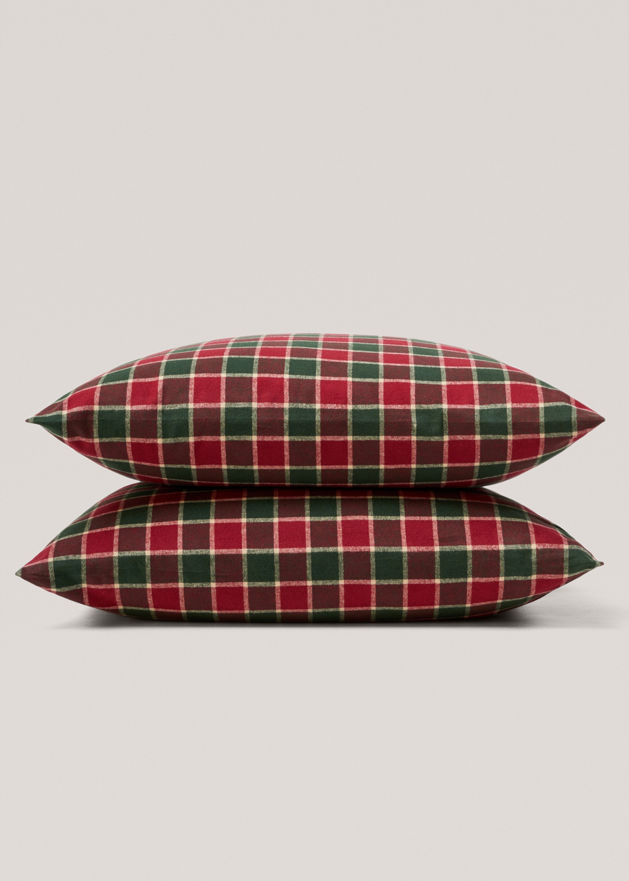 Taies d’oreiller flanelle 60x60 cm (Lot de deux) - Détail de l'article 3