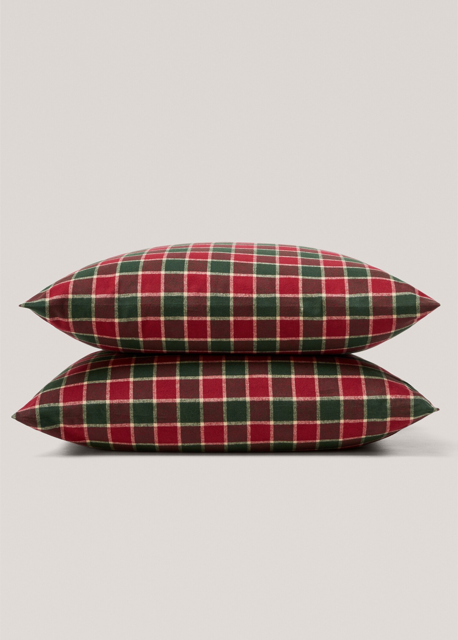 Flannel pillow case 60x60cm (Pack of 2)  - Details of the article 3