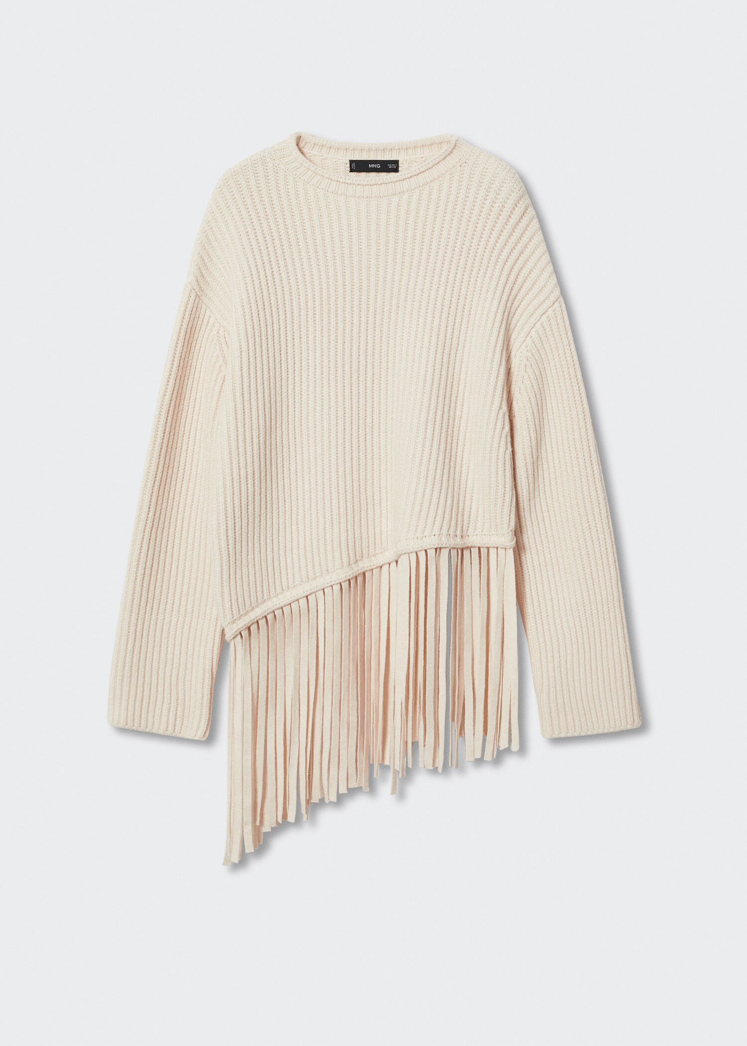 Fringed hem sweater - Article without model