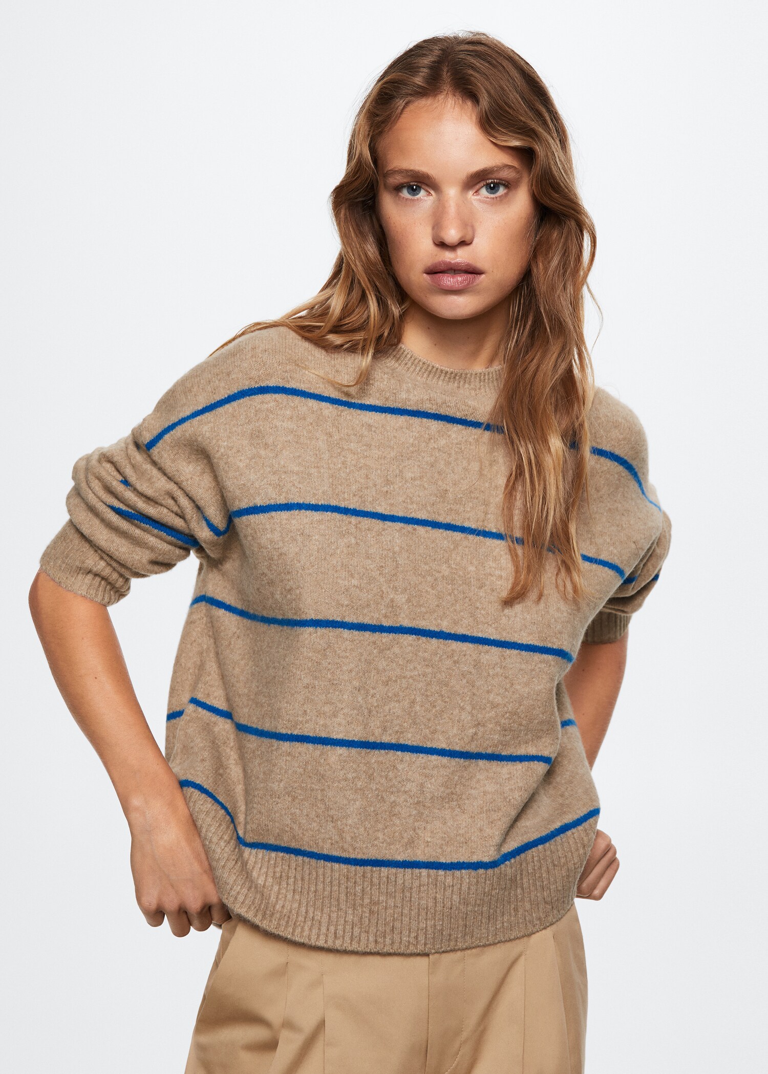 Rundhals-Strickpullover - Damen | MANGO OUTLET Deutschland