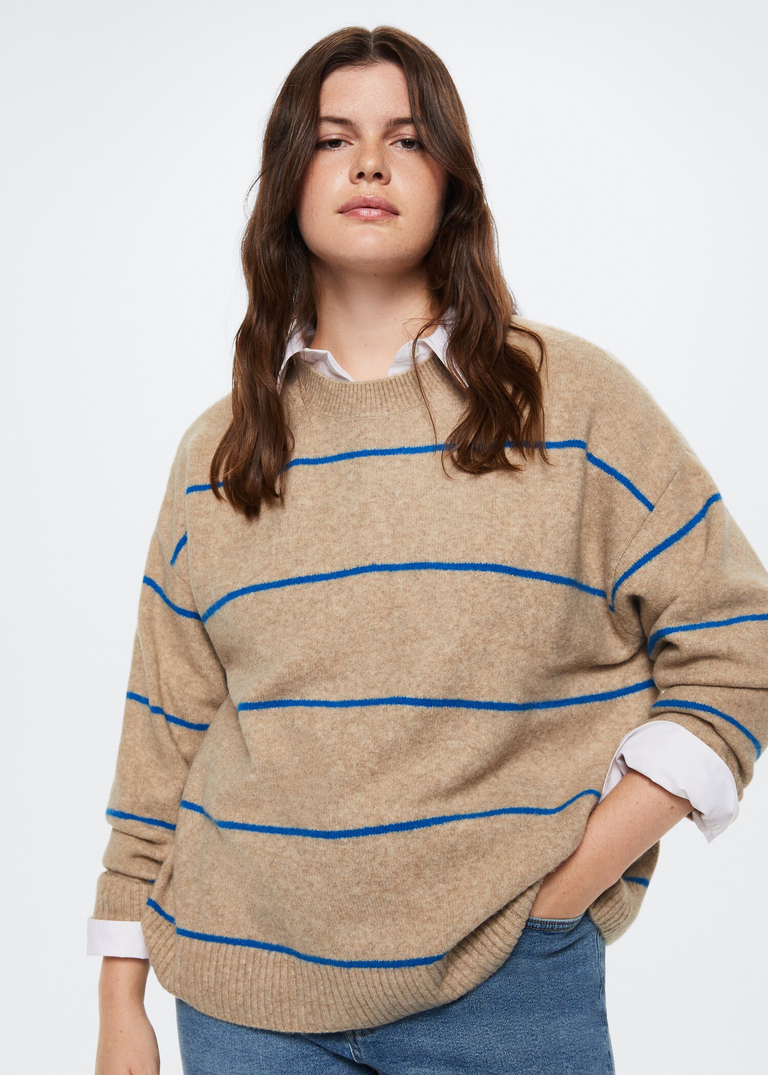 Rundhals-Strickpullover - Damen | MANGO OUTLET Deutschland