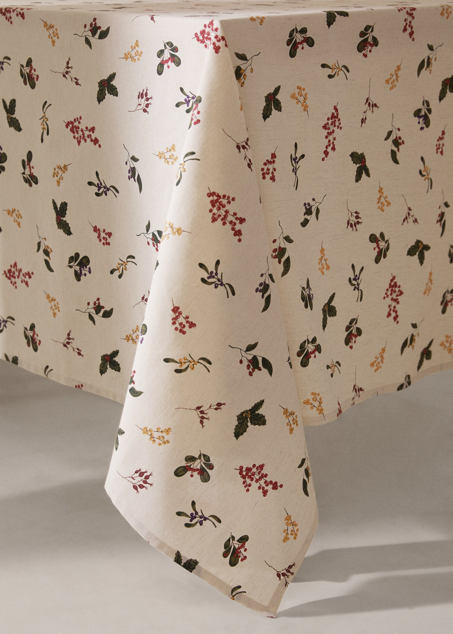 Floral-print tablecloth 150x250cm - Details of the article 7