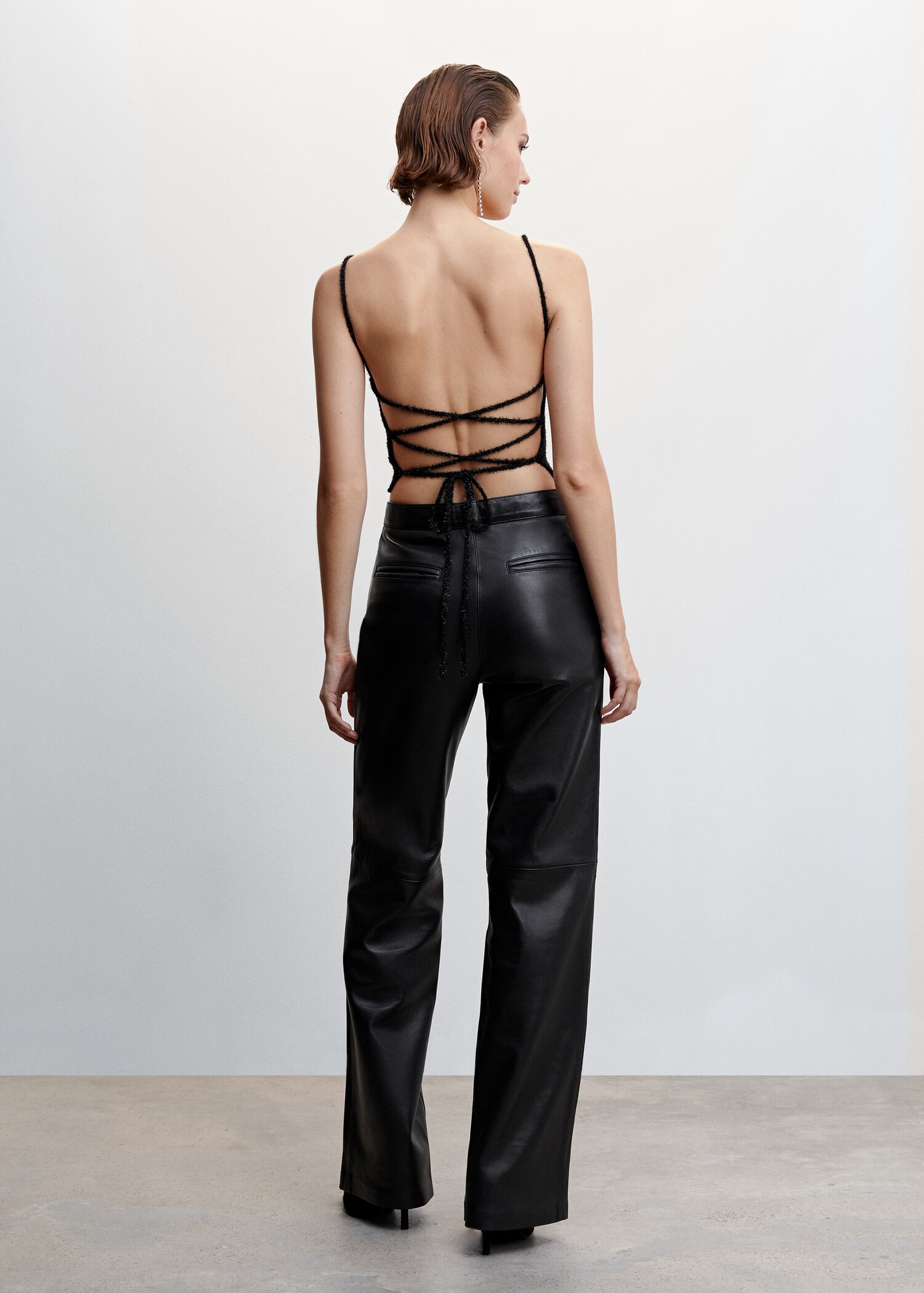 Top Lurex dos croisé - Verso de l’article