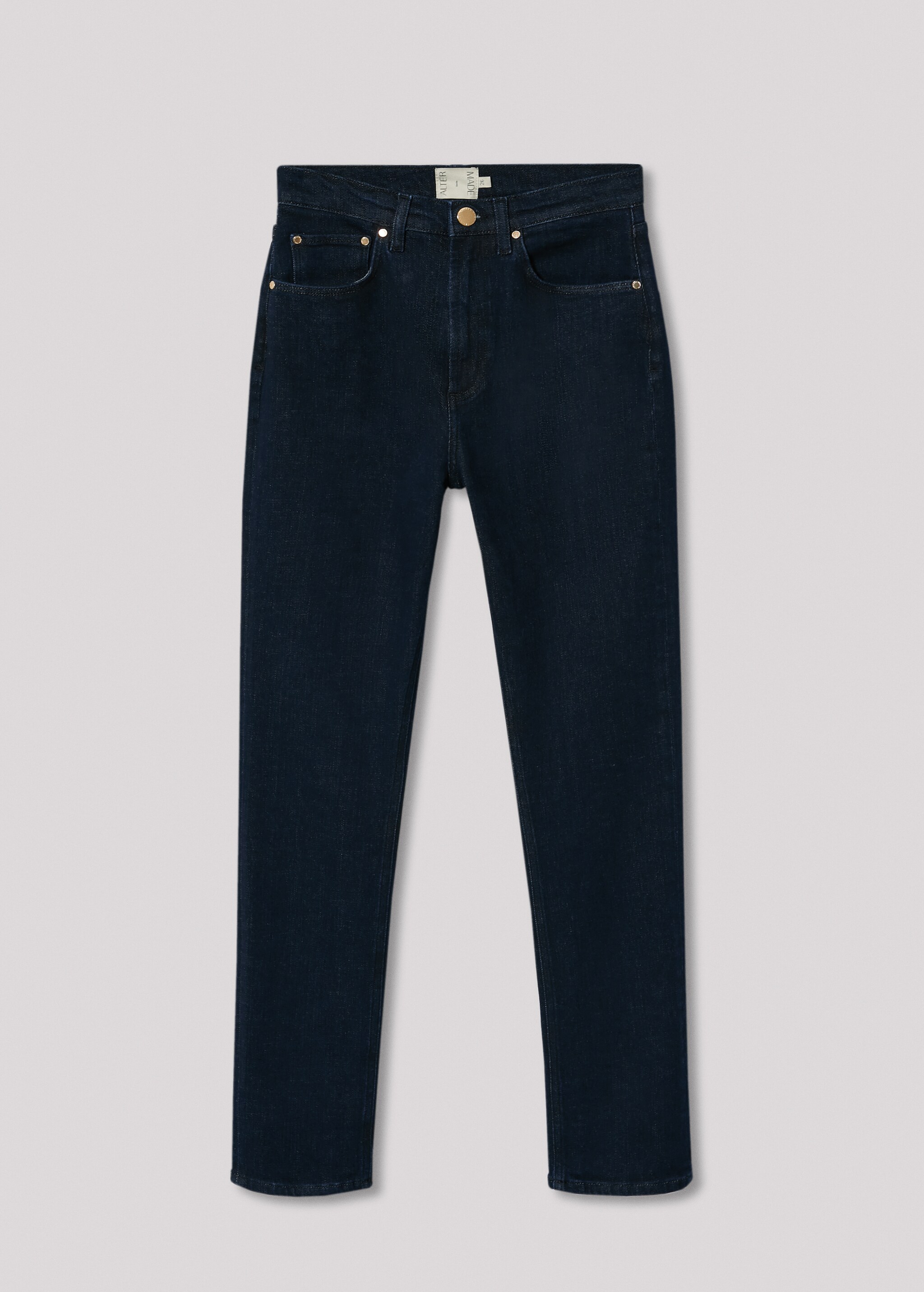 High waist straight jeans - Article without model