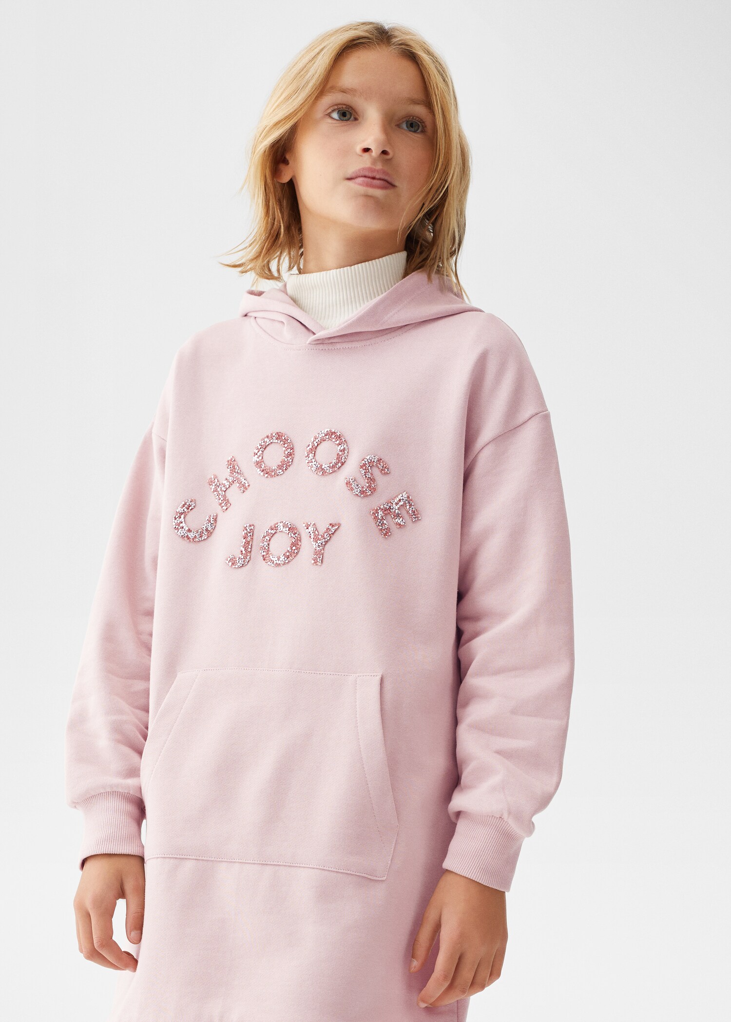 Cotton hoodie dress - Medium plane
