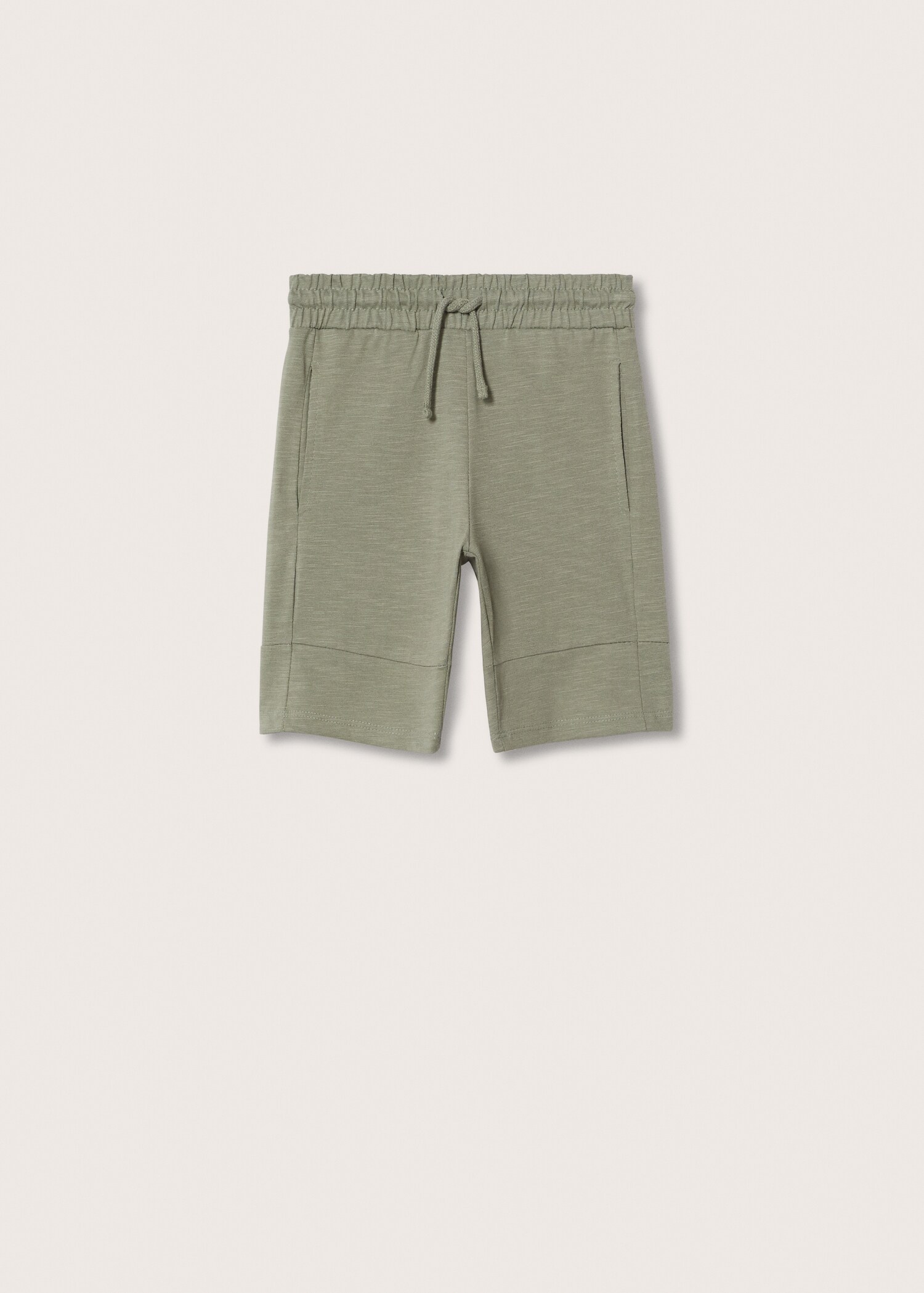 Jogger cotton Bermuda shorts - Article without model