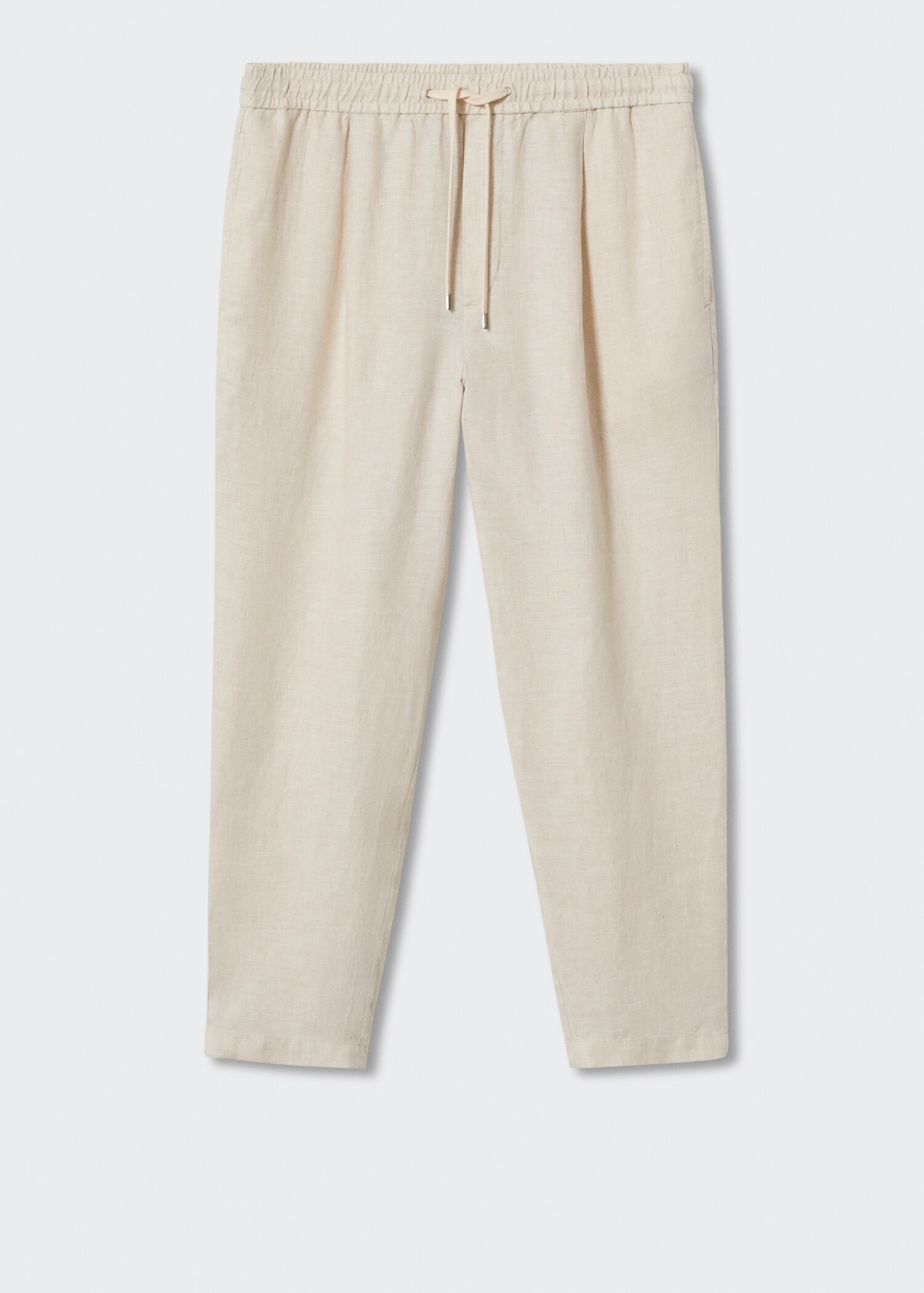 Pleated linen joggers - Article without model