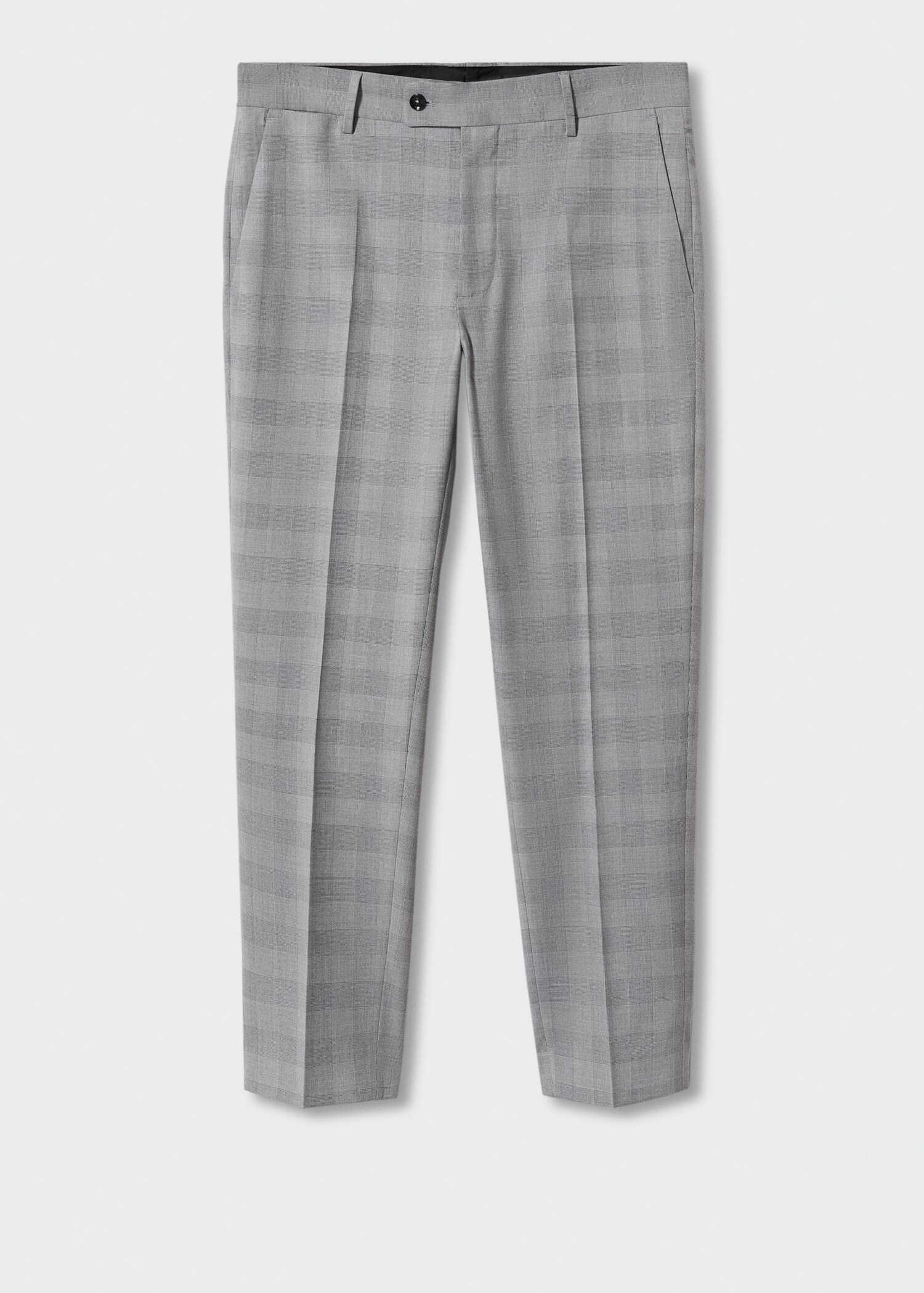 Slim fit check suit trousers - Article without model
