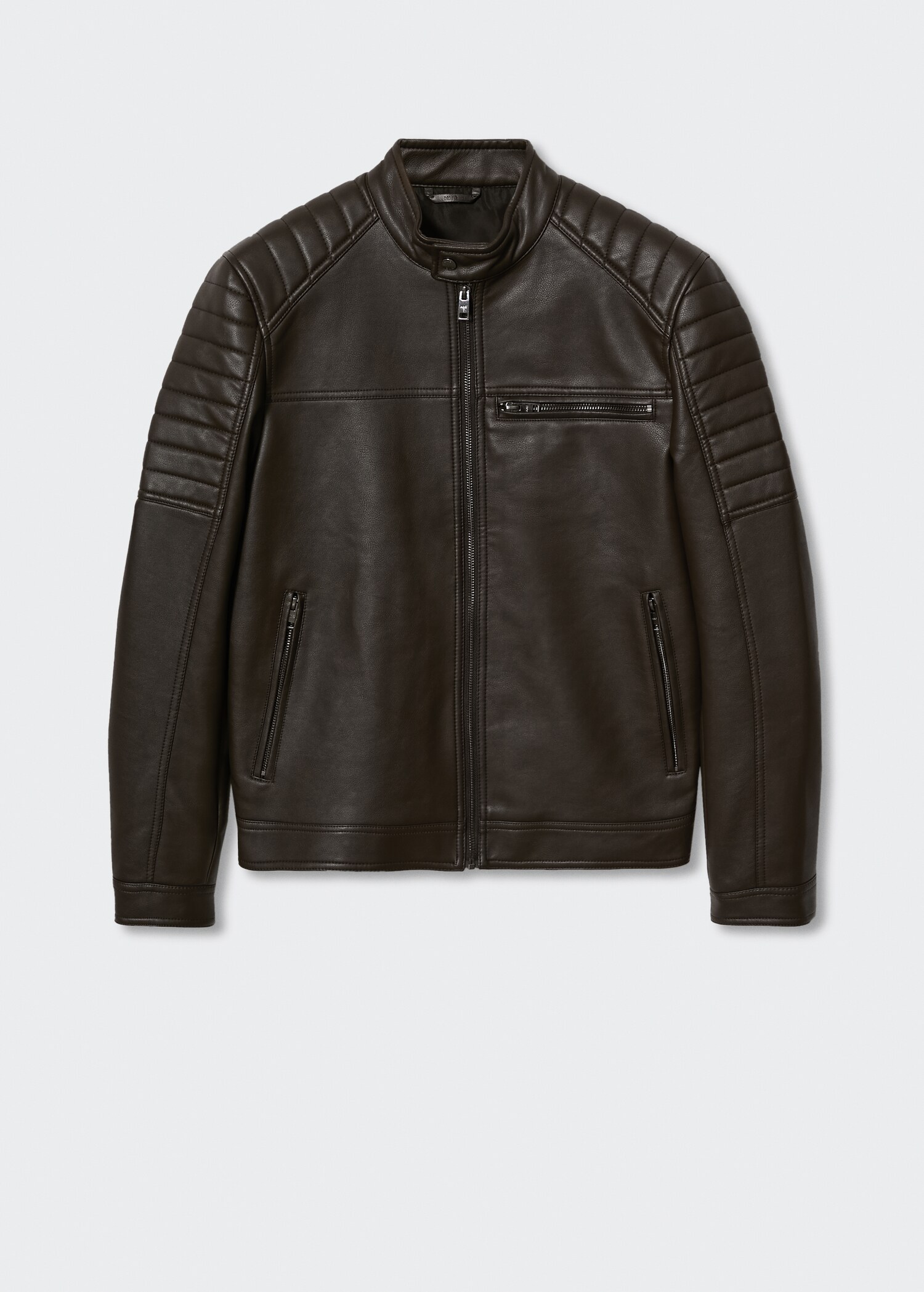 Leather-effect biker jacket - Article without model