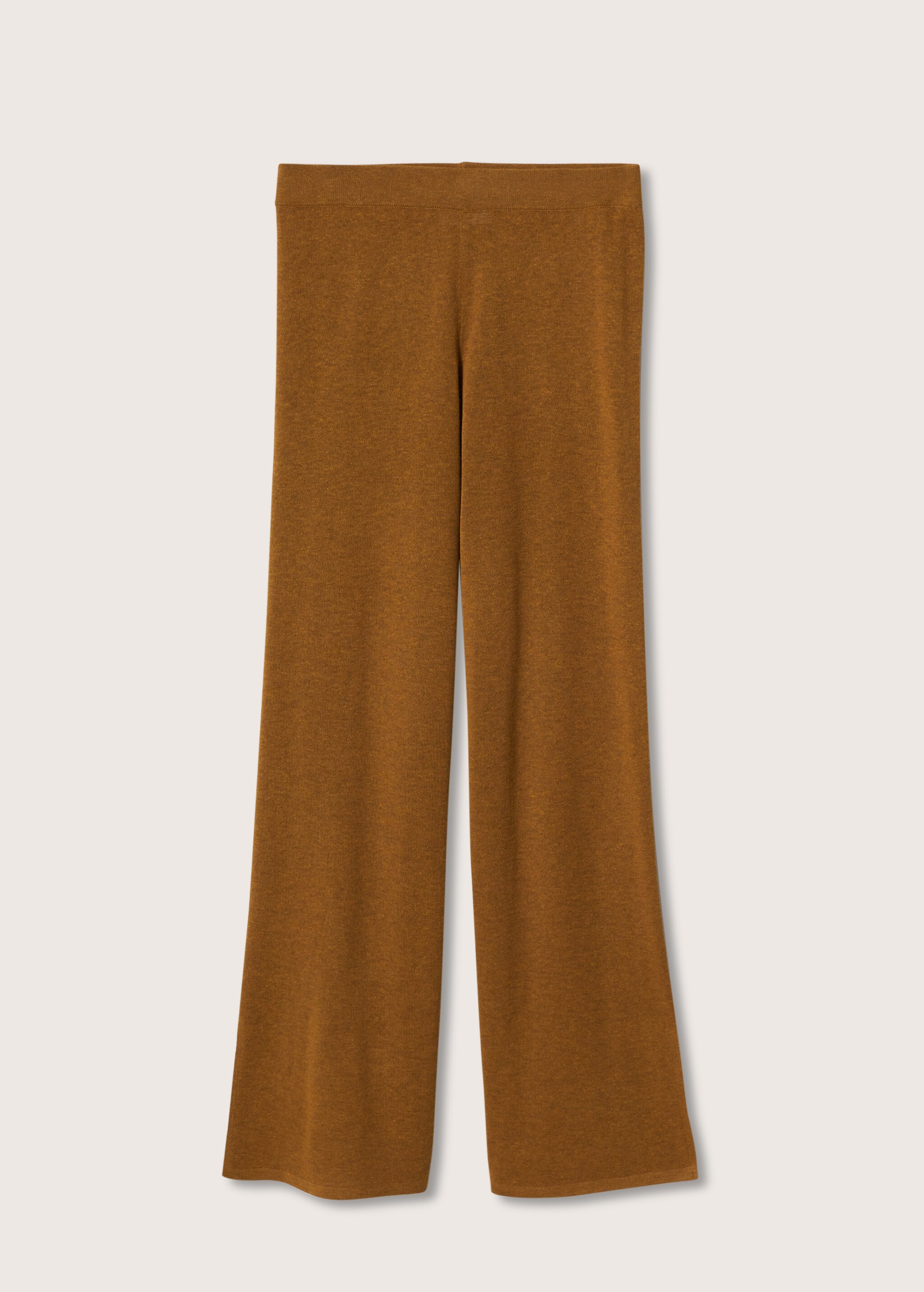 Side slit knit trousers - Article without model