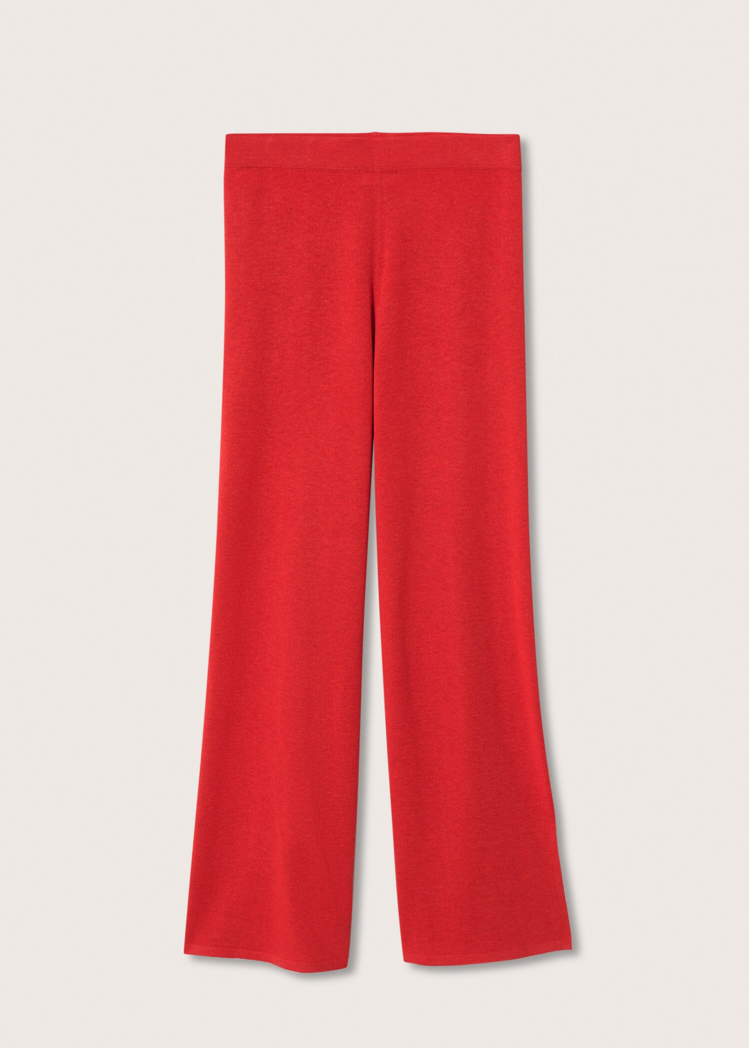 Side slit knit pants - Article without model