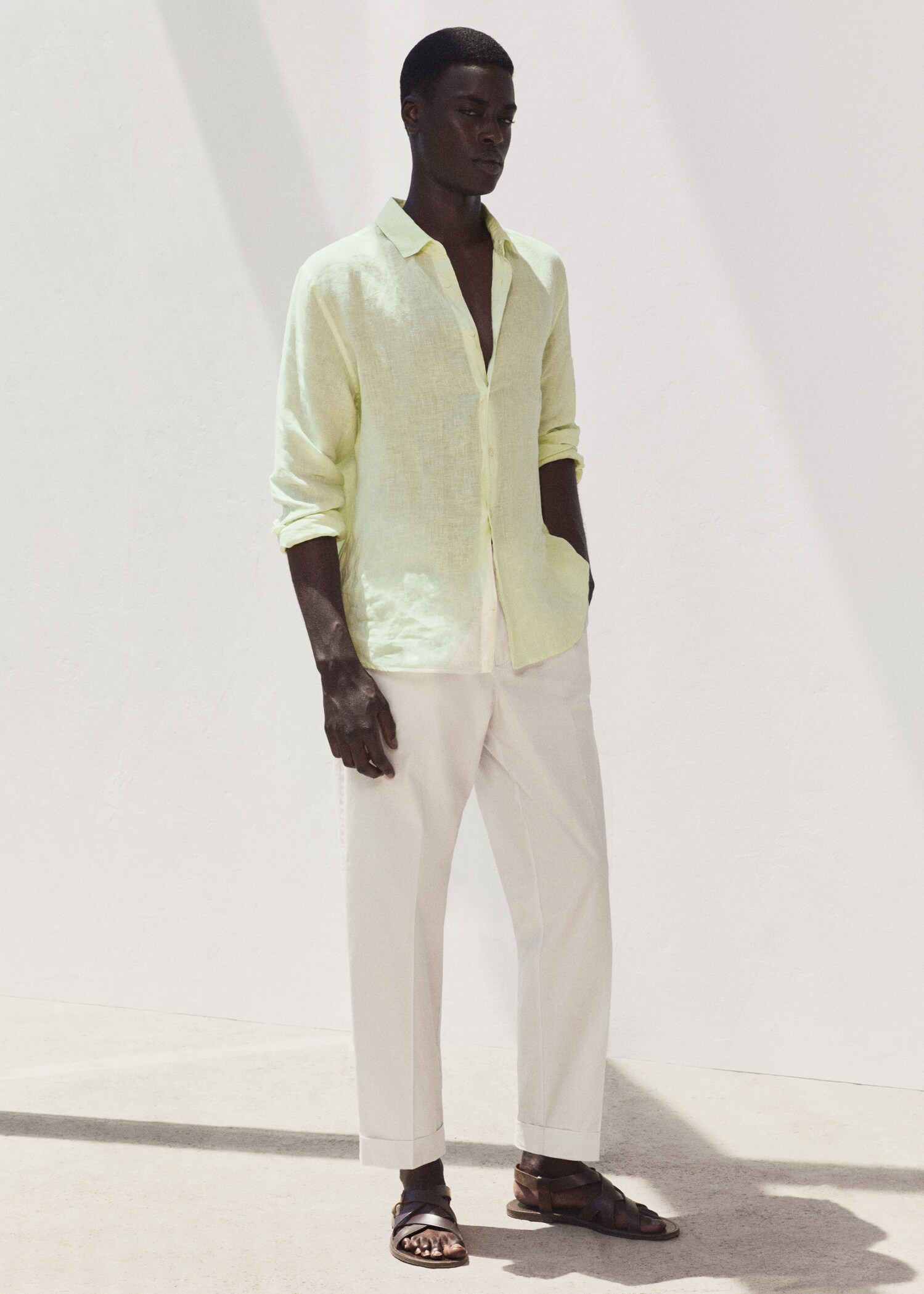 Pantalon à pinces coton - Détail de l'article 5