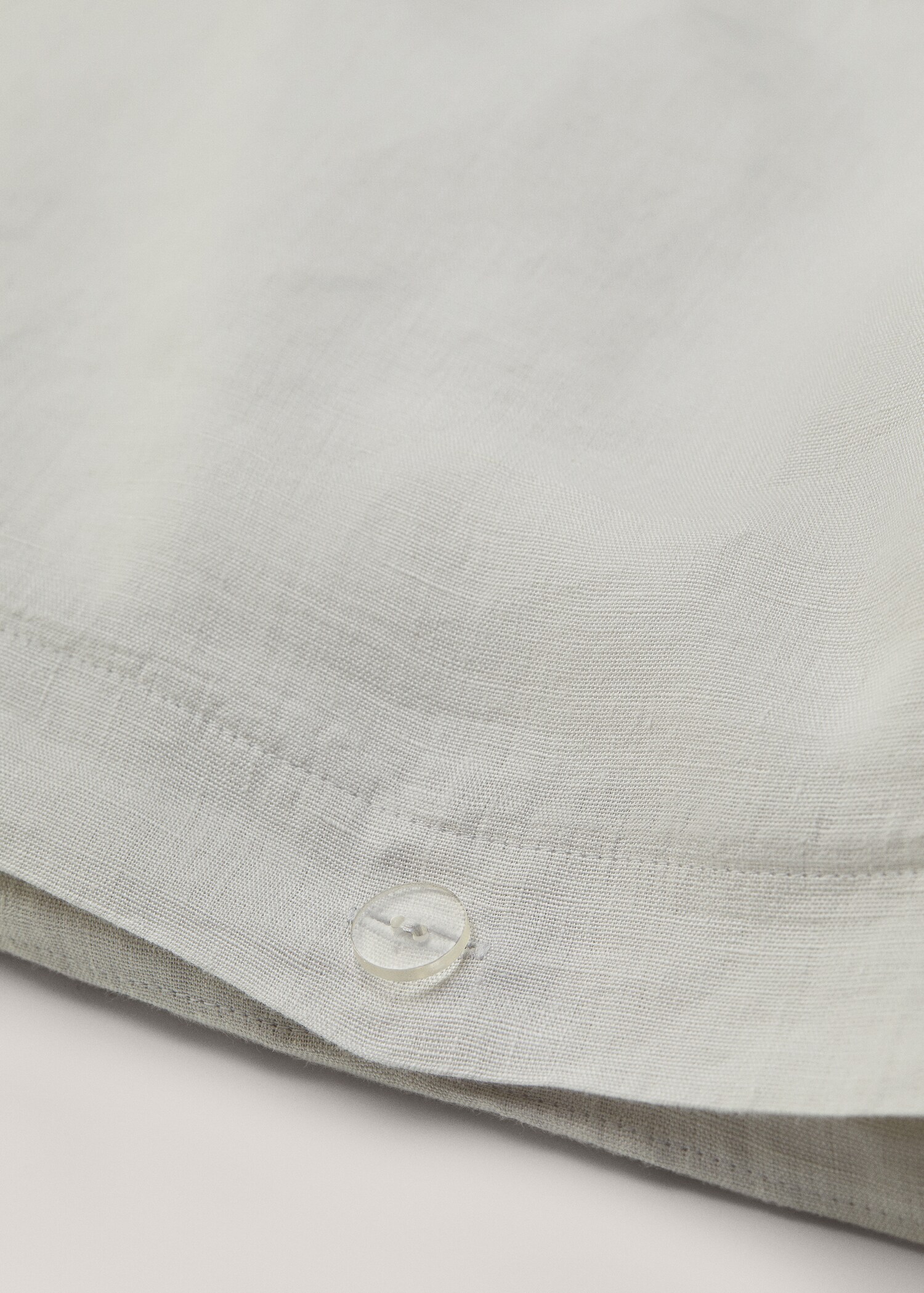 100% linen duvet cover Super King bed - Medium plane