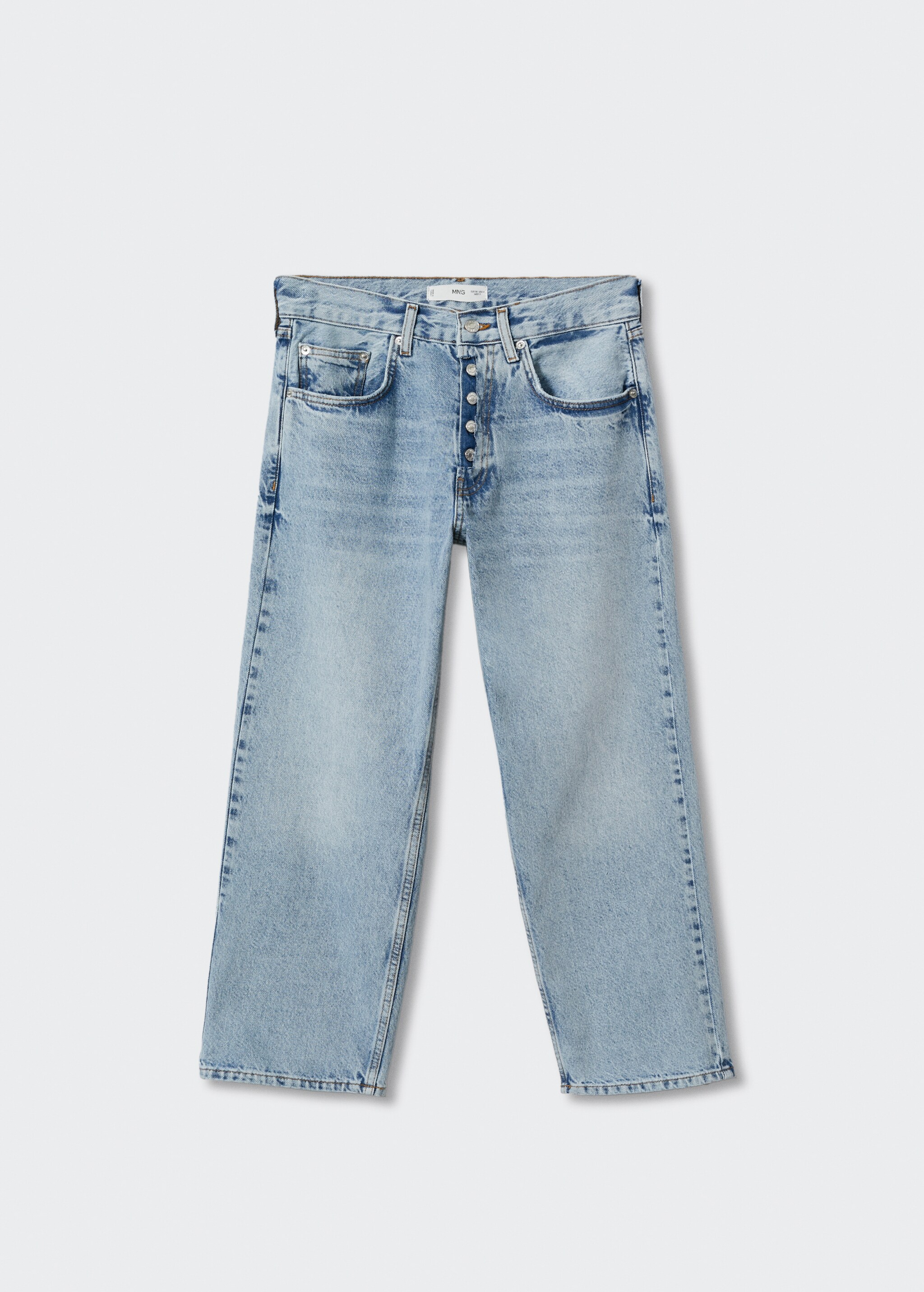 Jeans rectos crop - Artículo sin modelo