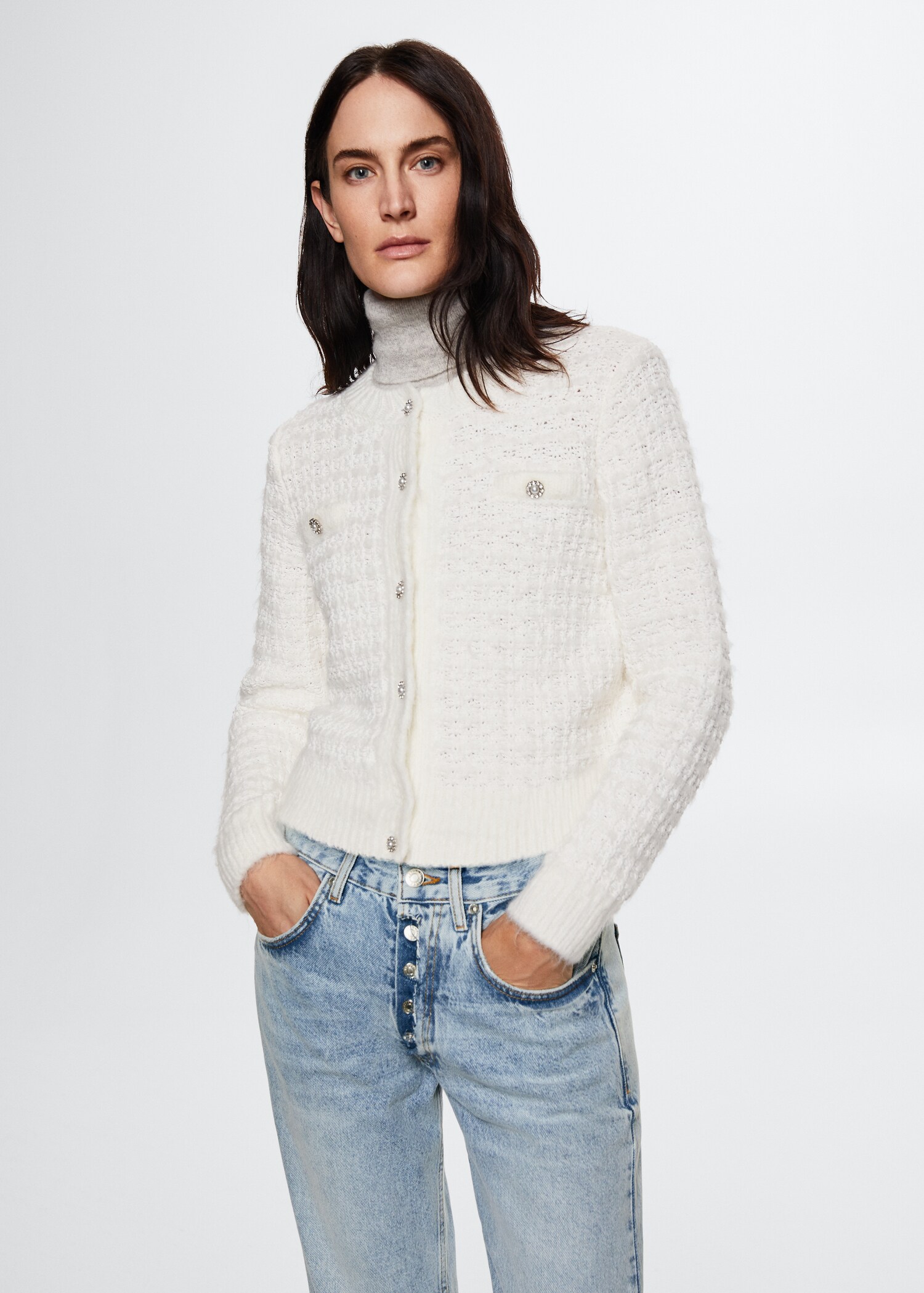 Rechte crop jeans - Detail van het artikel 4