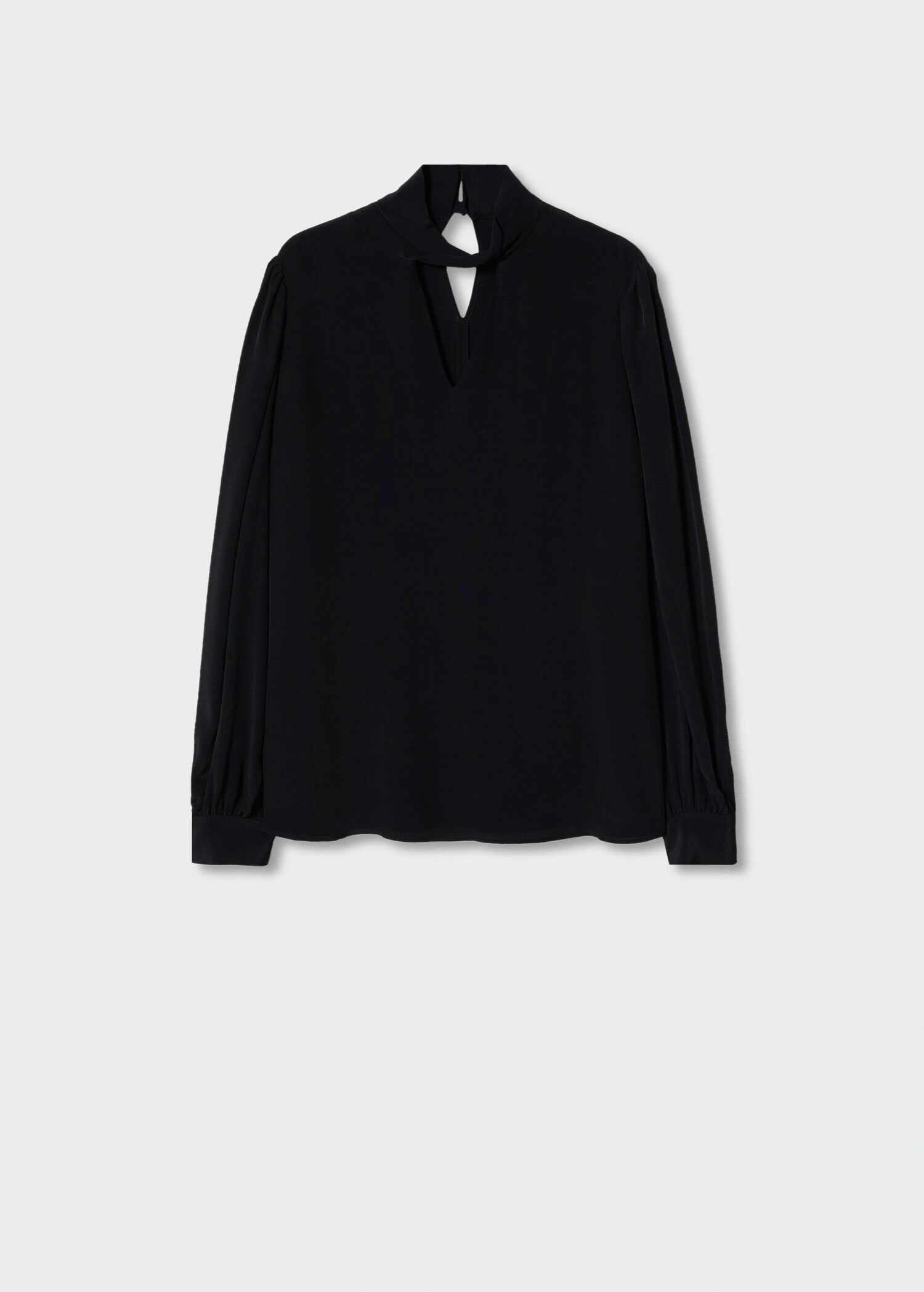 Puffed sleeves flowy blouse - Article without model