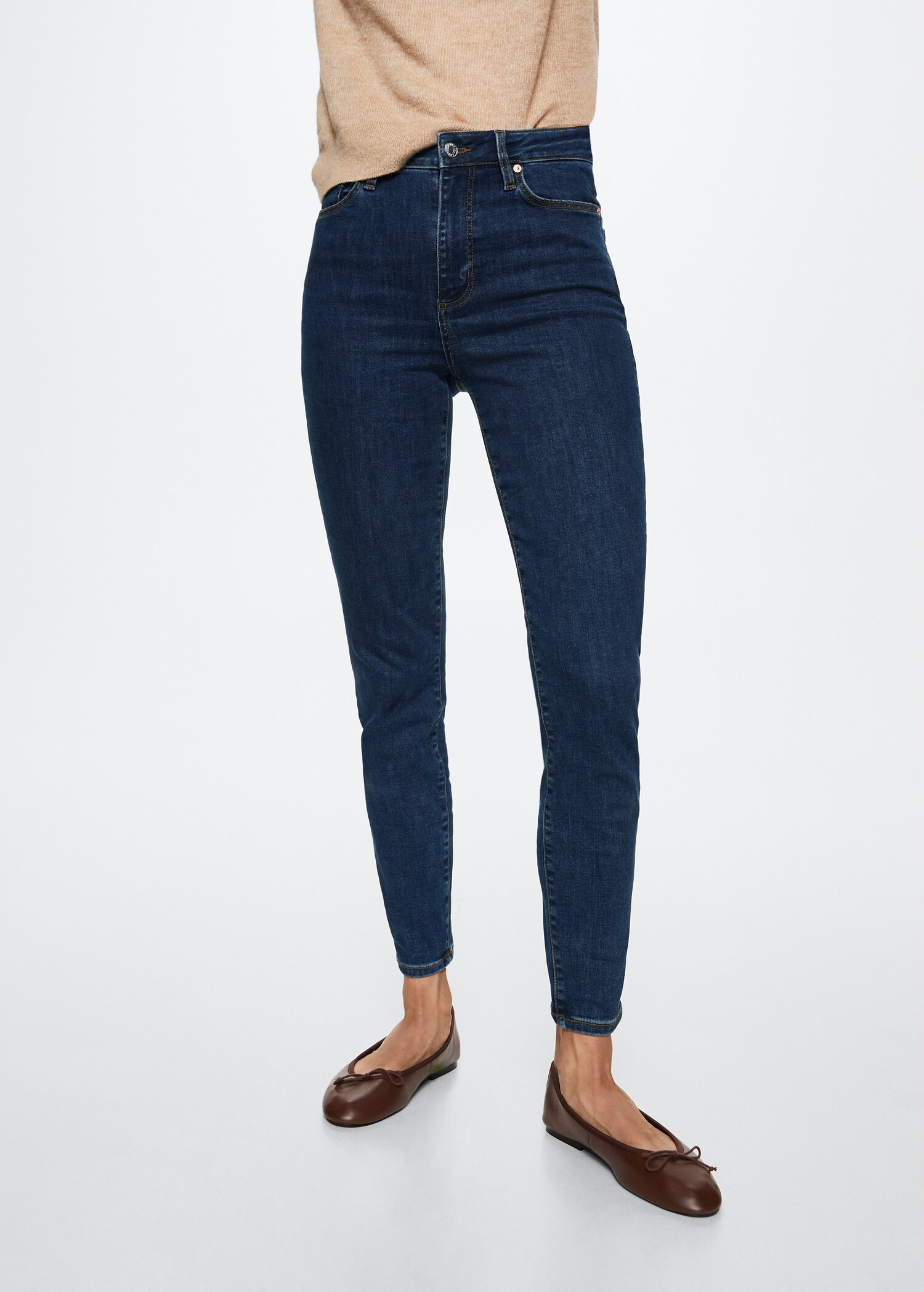 Jeans skinny vita alta  - Piano medio